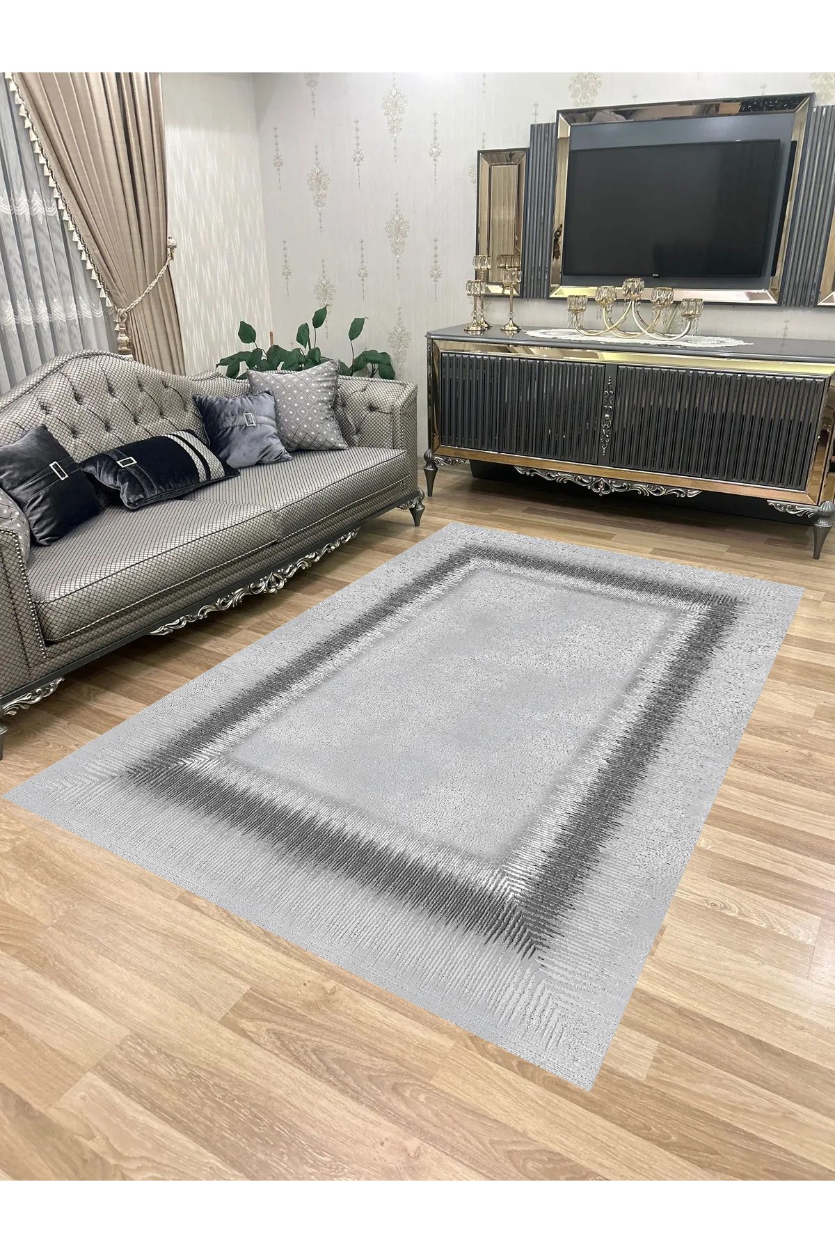 Bordo Halı Yıkanabilir Kaymaz Taban Halı Mutfak Dekor Yolluk Koridor Halısı Salon Halısı-1218