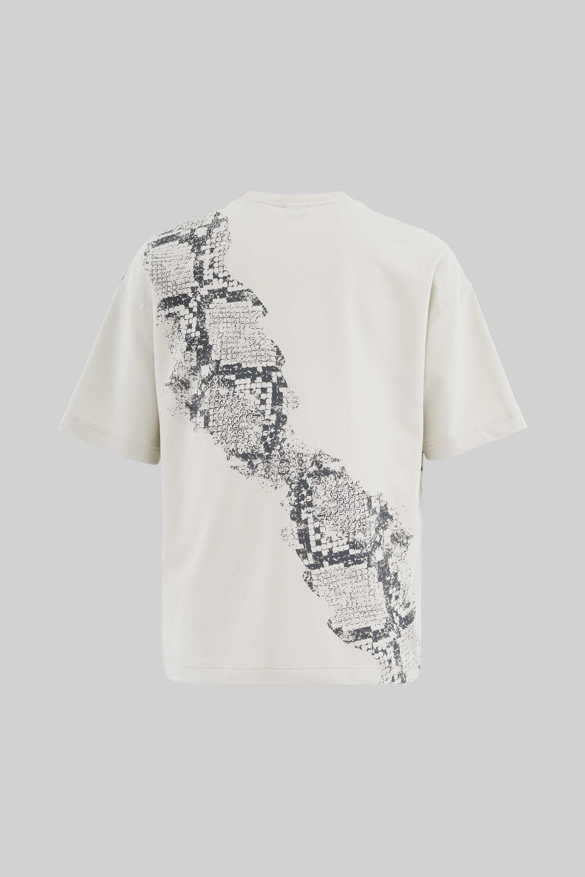 Machinist-Tricou supradimensionat pentru bărbați, gri spațial, cu imprimeu crocodil 2