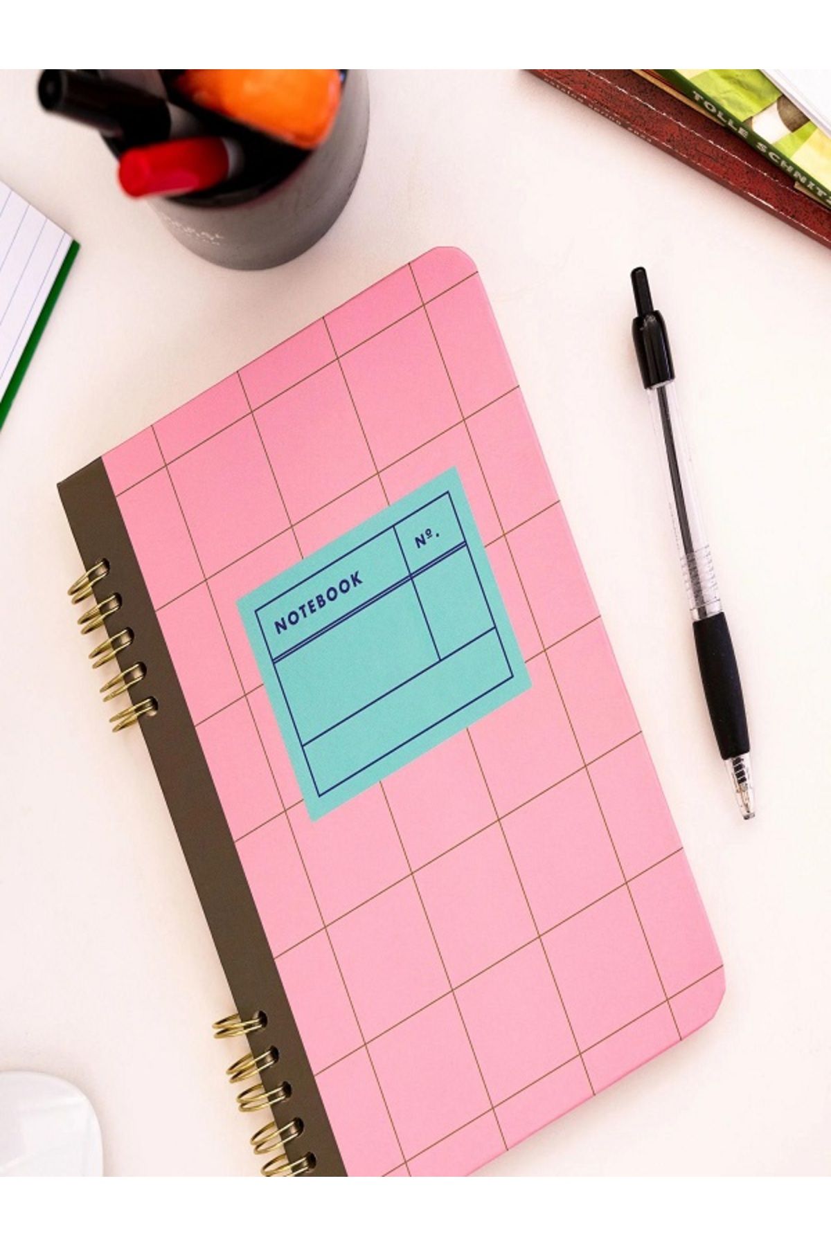 Kikkerland Inkerie Çizgili Telli A5 Defter