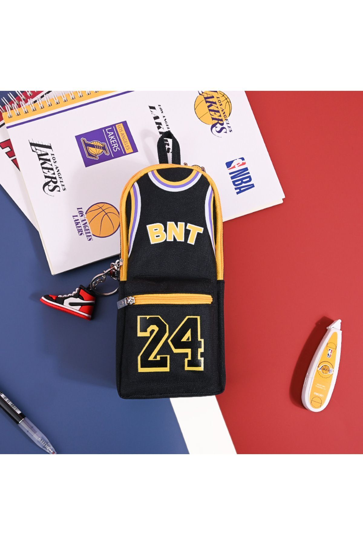 KumOziShop Erkek Çocuk Basketbol Baskılı Kalem Kutusu