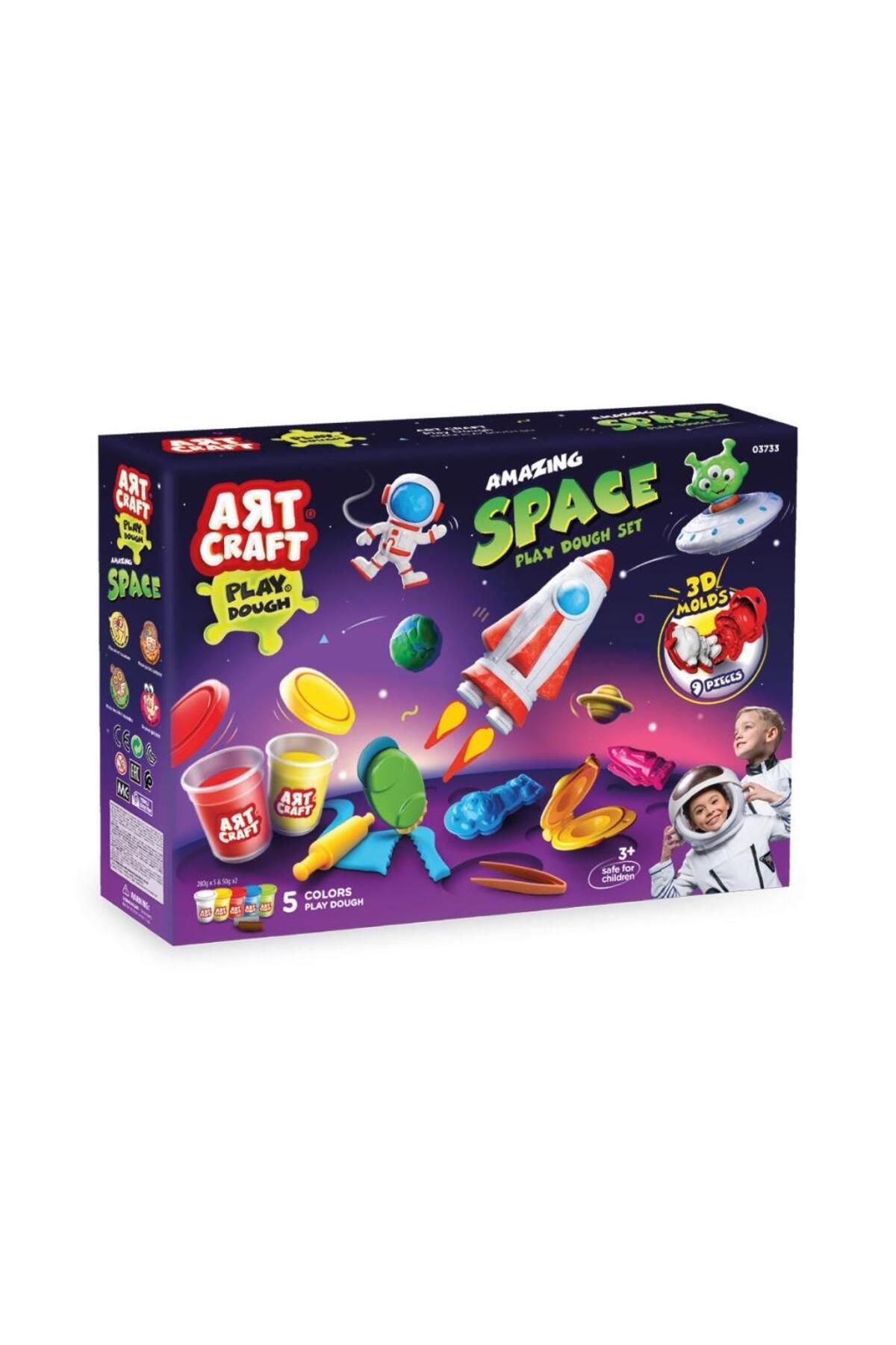 Skygo 03733 İNANILMAZ UZAY OYUN HAMUR SET 380 GR