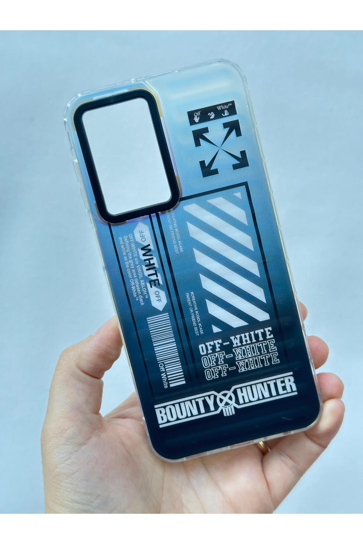 Vip Case SAMSUNG A13 Hologramlı Renk Değiştiren Kamera Çıkıntılı Trend Marka Tasarım Label Kılıf
