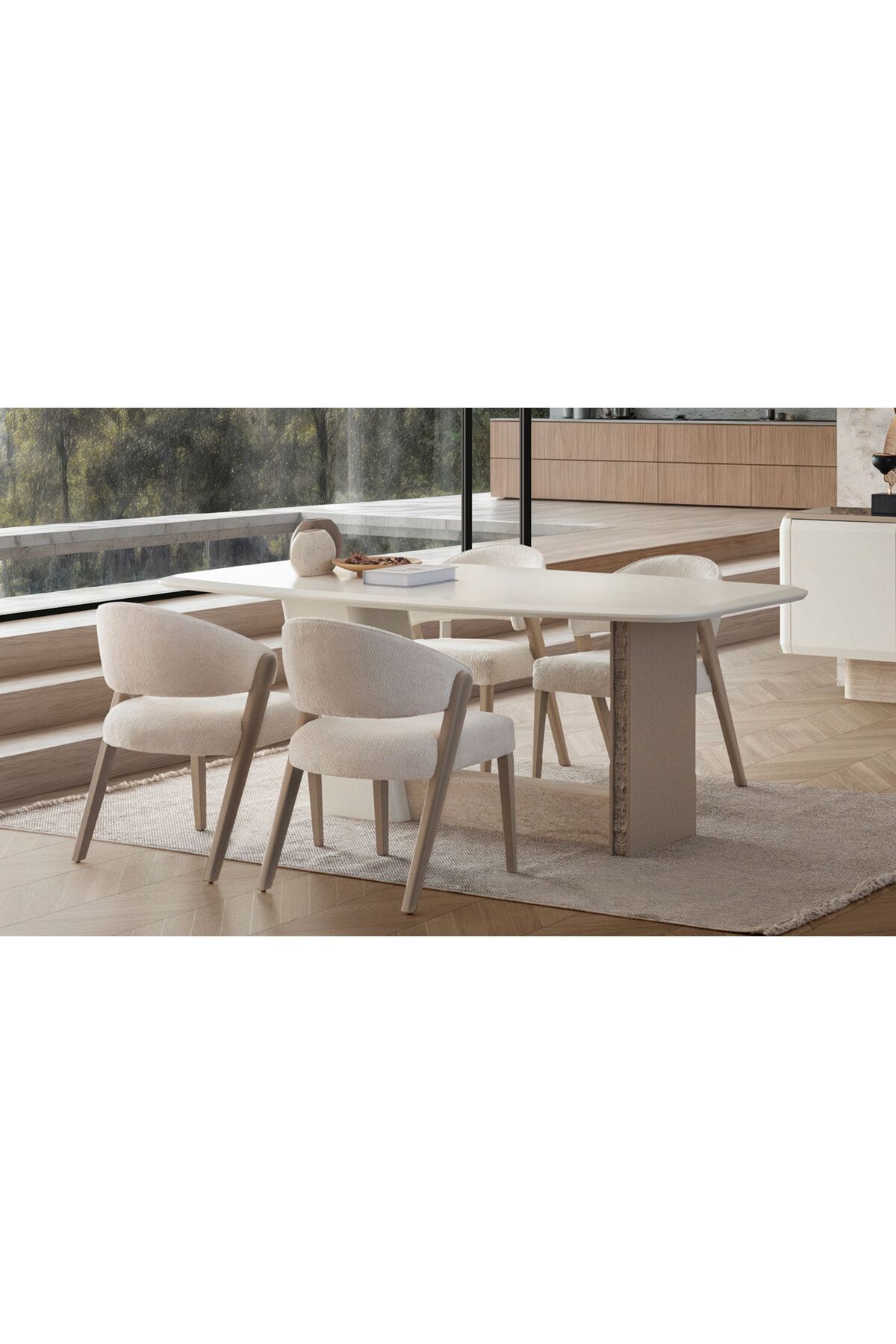 CaddeYıldız Naples Yemek Masası Takımı