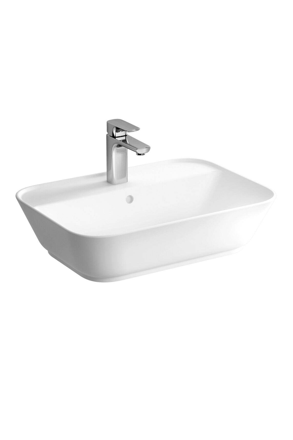 VitrA Geo 7426b003-0001 Dikdörtgen Çanak Lavabo, 60 Cm, Beyaz