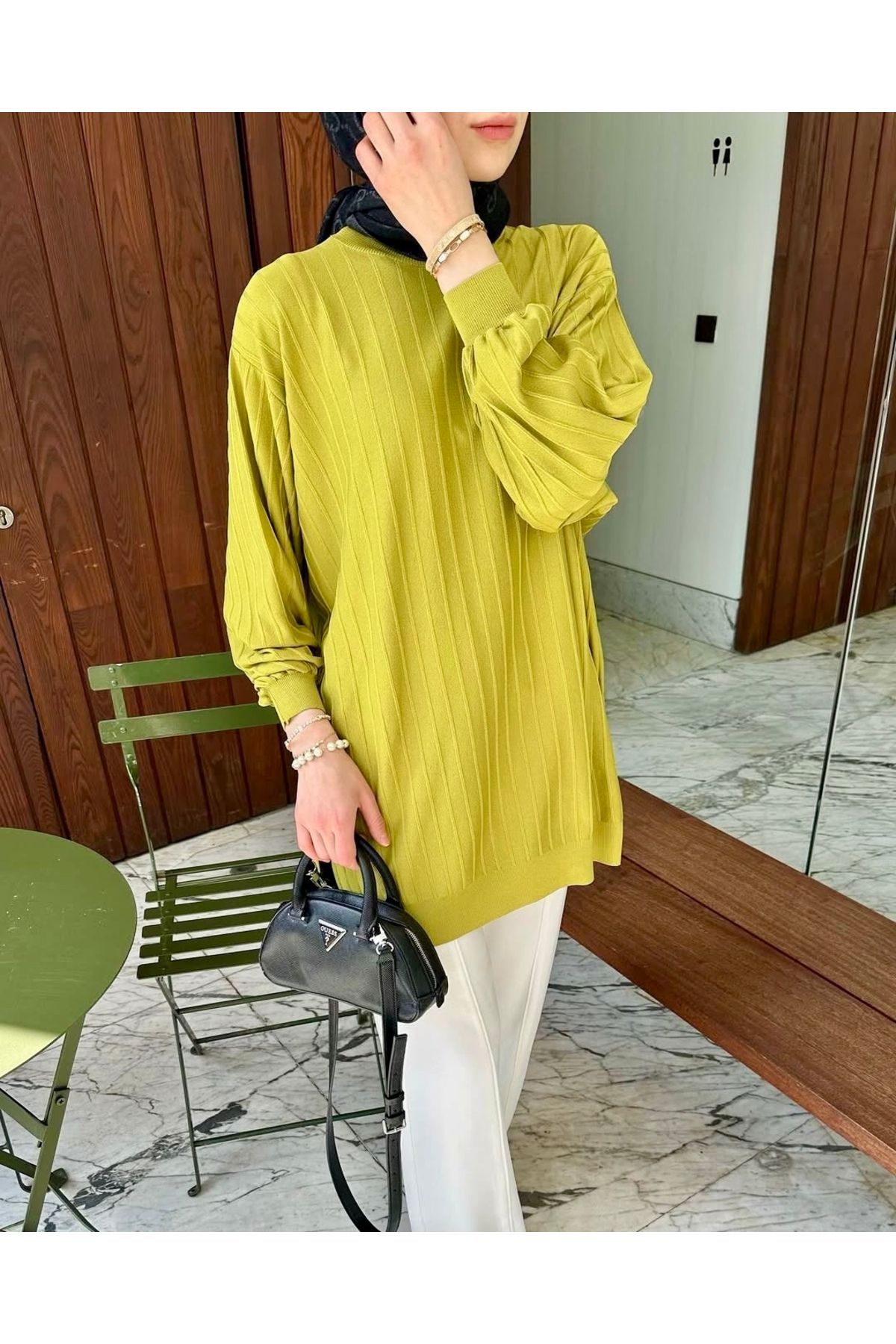 Jose Clothing Kadın Mevsimlik Premium Merserize İplik Tesettür Tunik