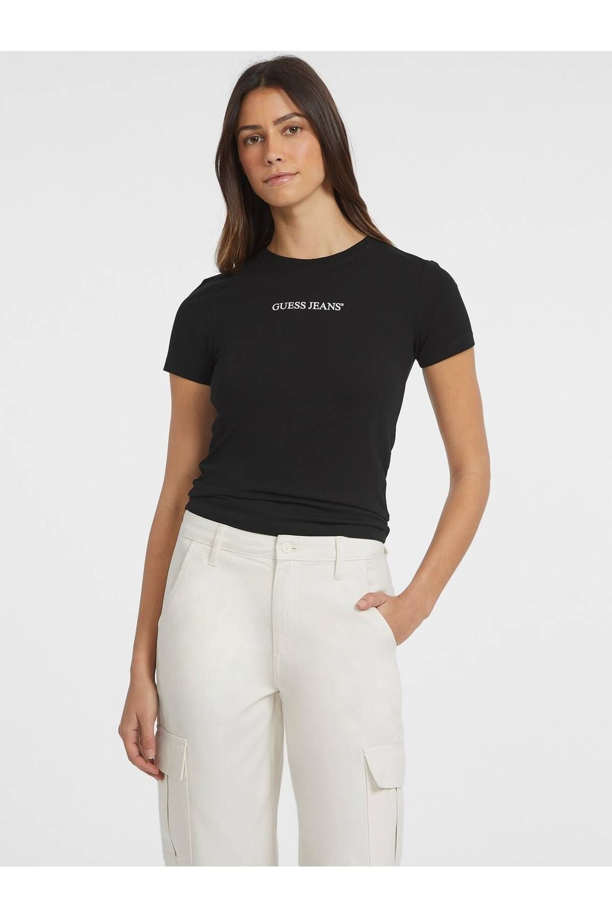 Guess Slim Logo Print Tee