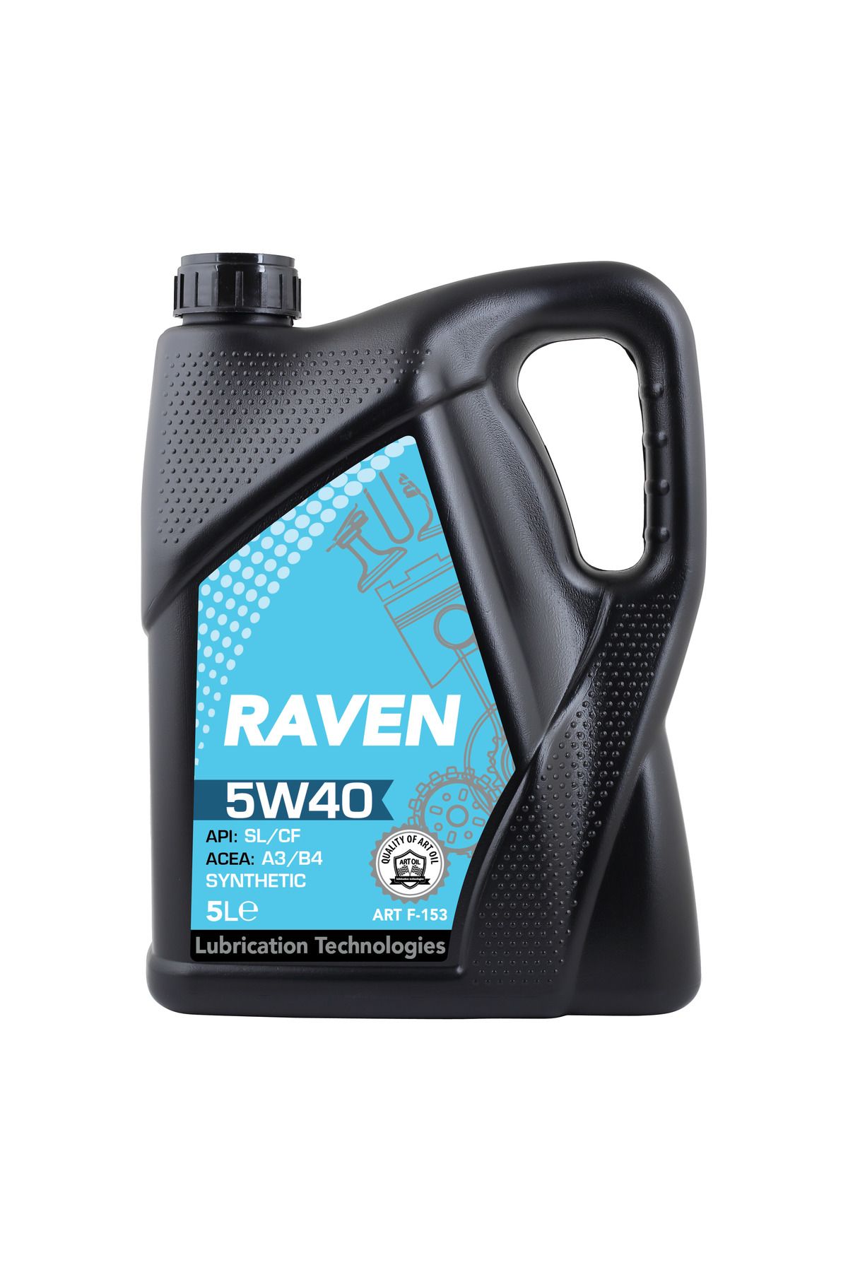 artoil RAVEN 5W-40 TAM SENTETİK MOTOR YAĞI 5 LİTRE (2025 ÜRETİM)