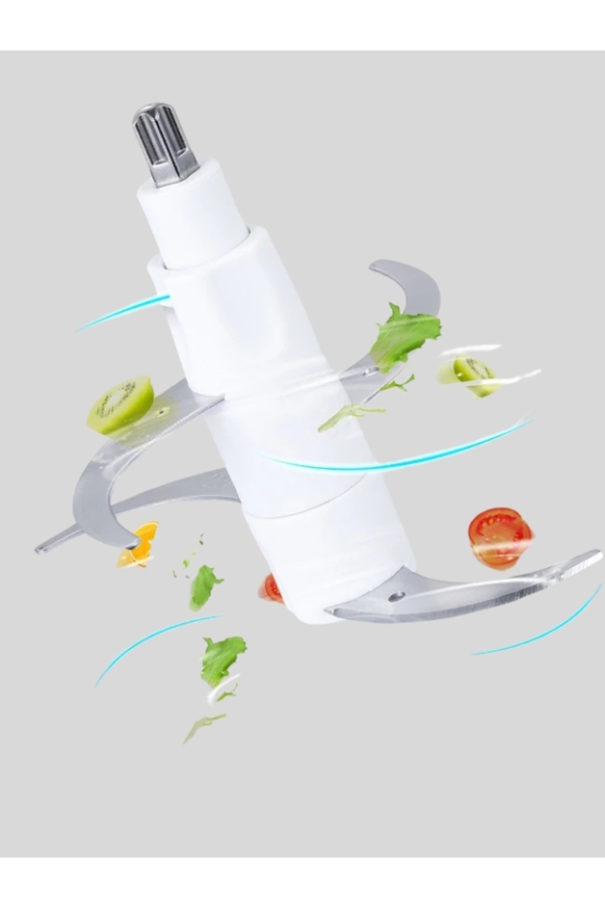 Silver Crest-3L Food Chopper – 400W Power | 6 Stainless Steel Blades | 3 Speeds | Detachable Bowl 6