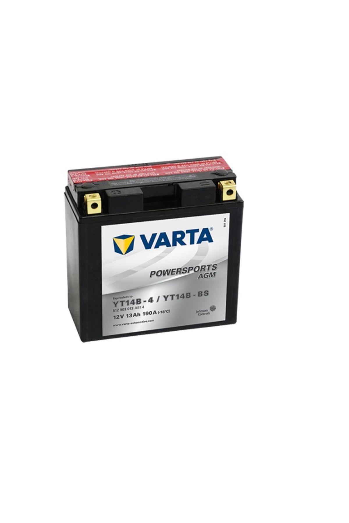 Varta Yamaha Xv17at Road Star, Silverado 1700cc 2008 - 2014 Akü Varta Sulu Bakımsız