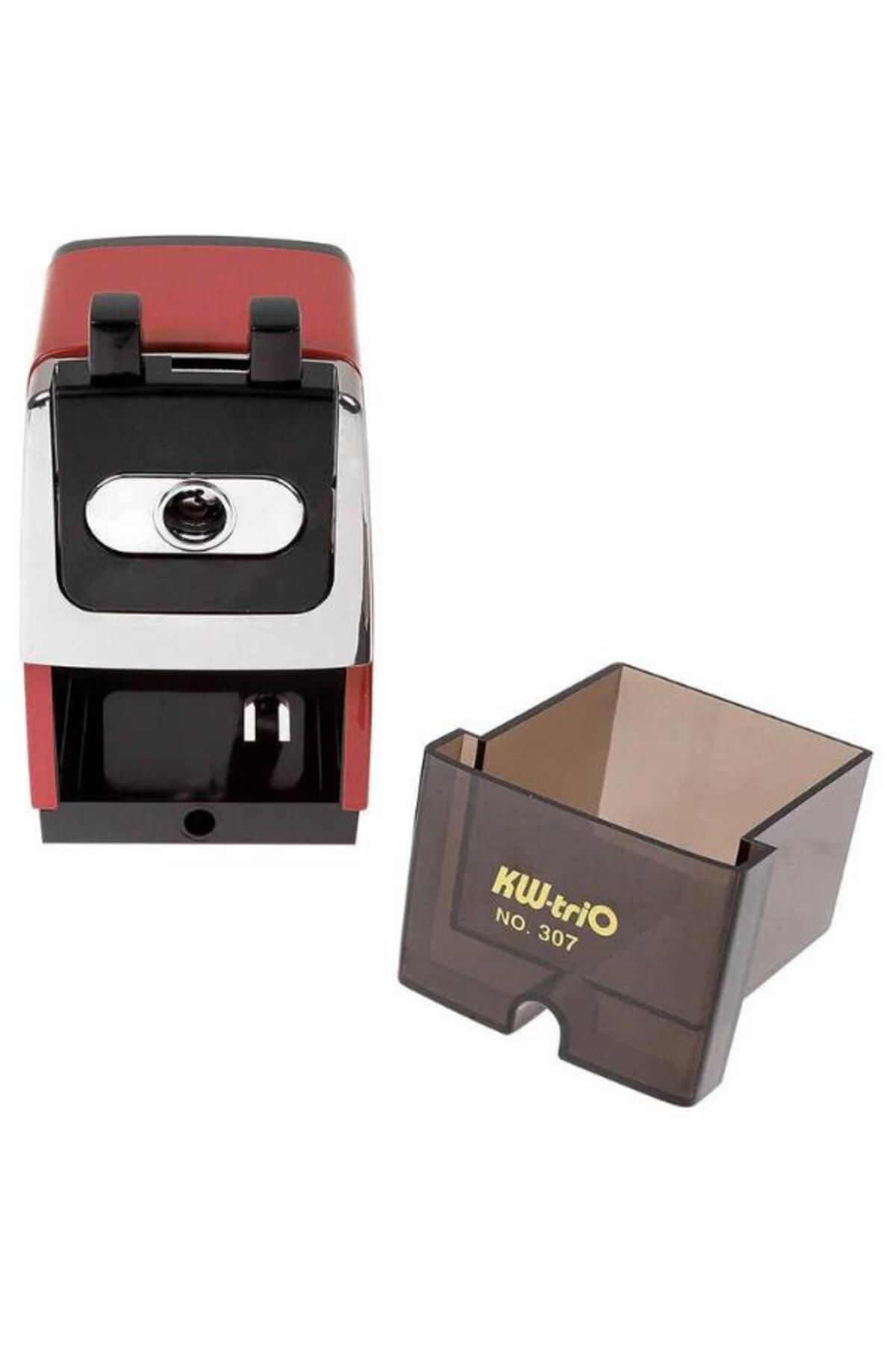 Kw-Trio-Metal Desk Pencil Sharpener 0307A - Red 4