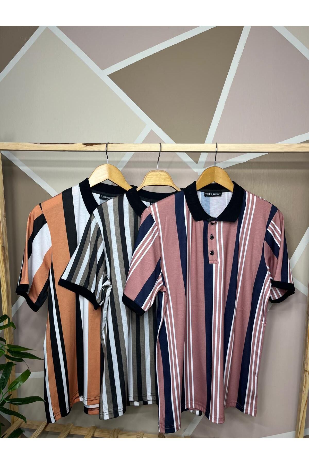 MFZ Giyim 3'Lü Polo Yaka T-shirt