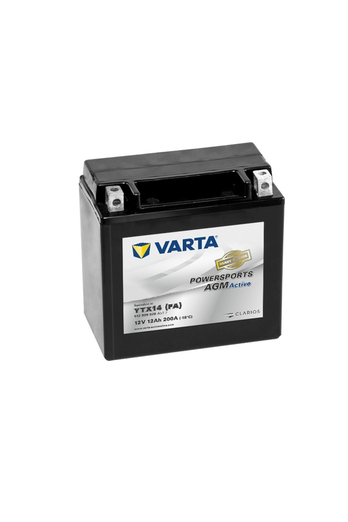 Varta Akü Ytx14-bs Sla 12v12ah Bmw F650 F800 Gs K1200r S R1200gs Honda Vt750 1100 1300 C Hyosung Gt2