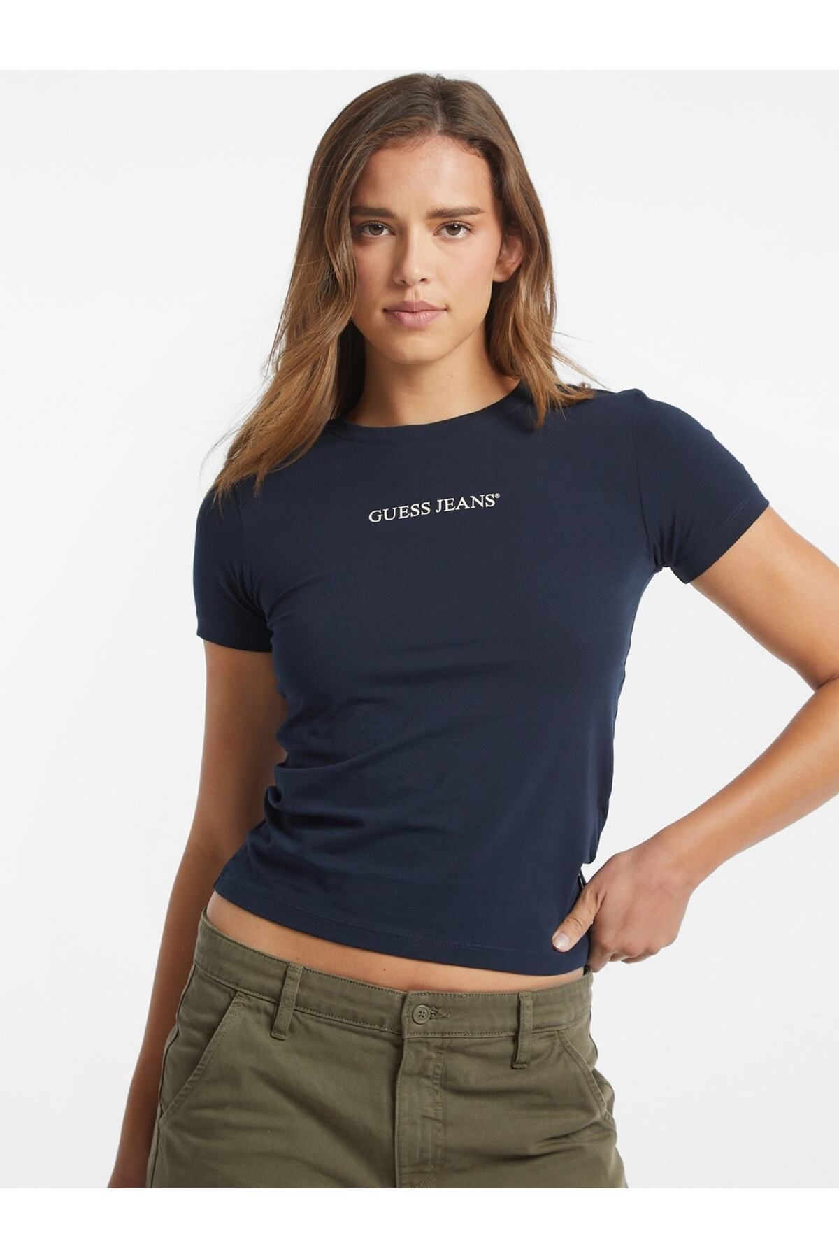 Guess Slim Logo Print Tee