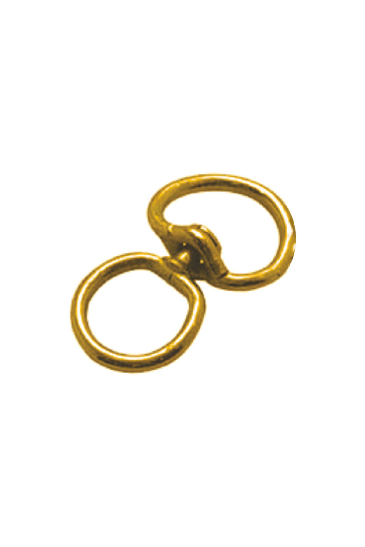 flores Vartej Metalic Cu Doua Inele, Auriu, Nr 6, Ø 5 Mm, Diametru 46 Mm / 43 Mm - One Size