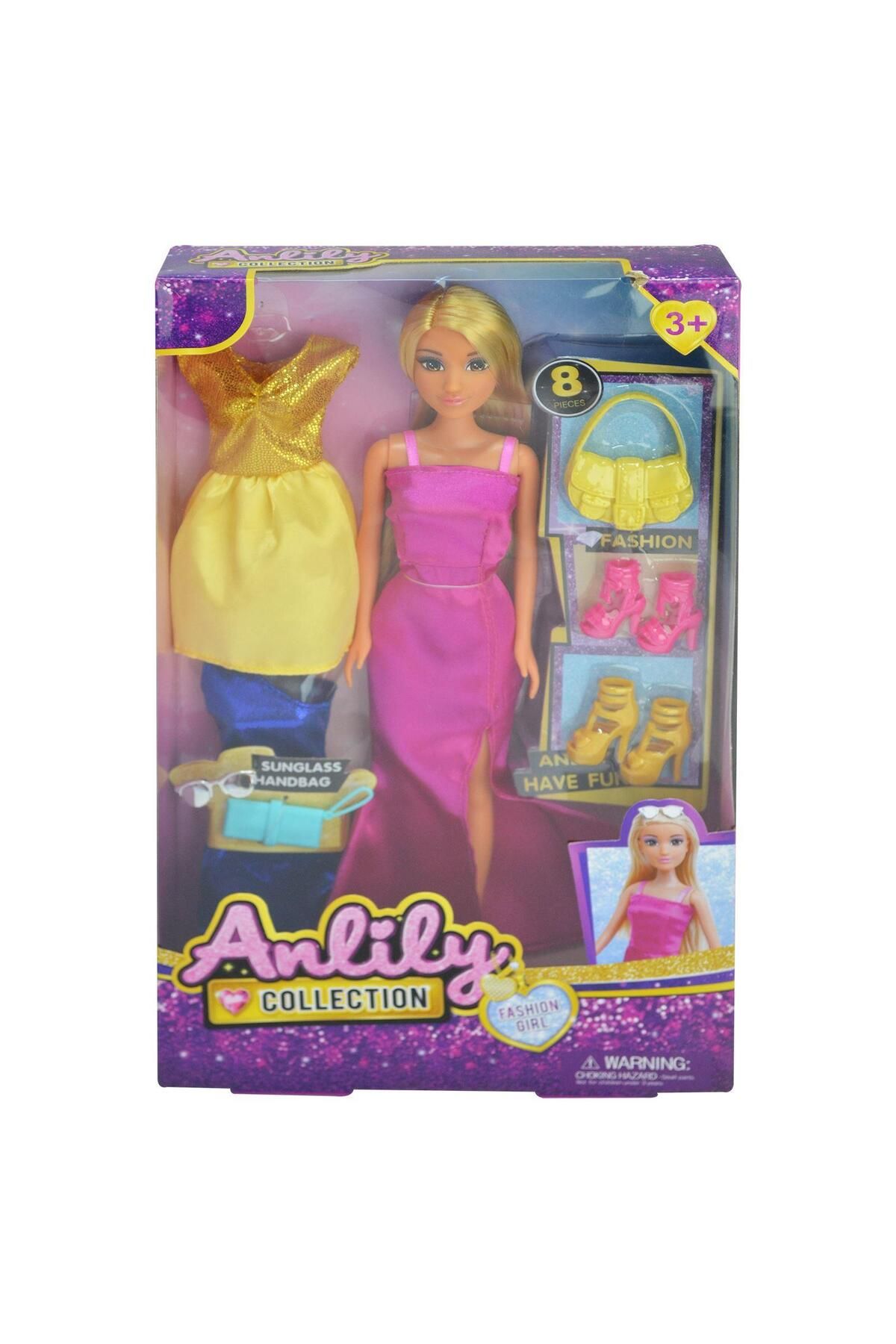Yumurcak Oyuncak Shr 11,5" ANLILY DEĞİŞTİRİLEBİLİR ELBİSE VE AYAKKABILI SET