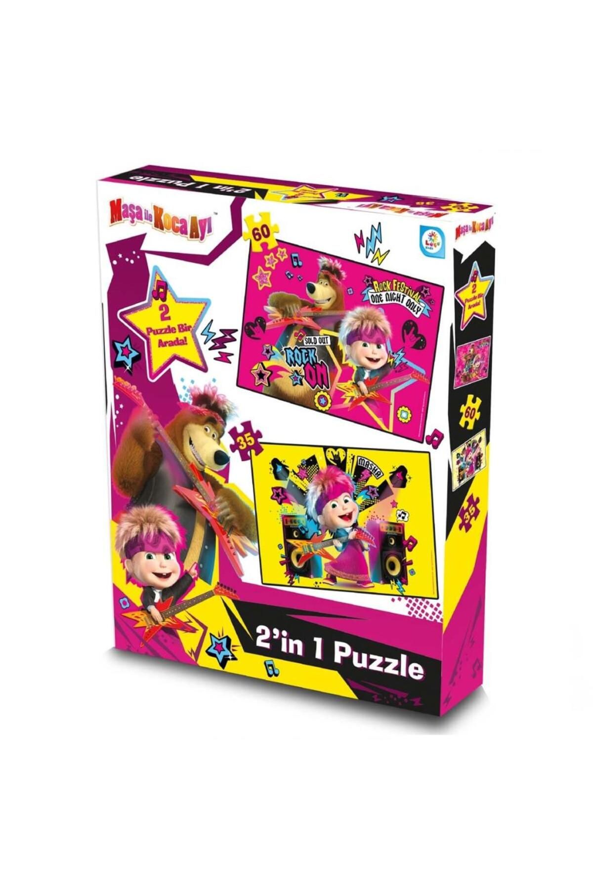 Skygo Maşa ile Koca Ayı 2'li Puzzle