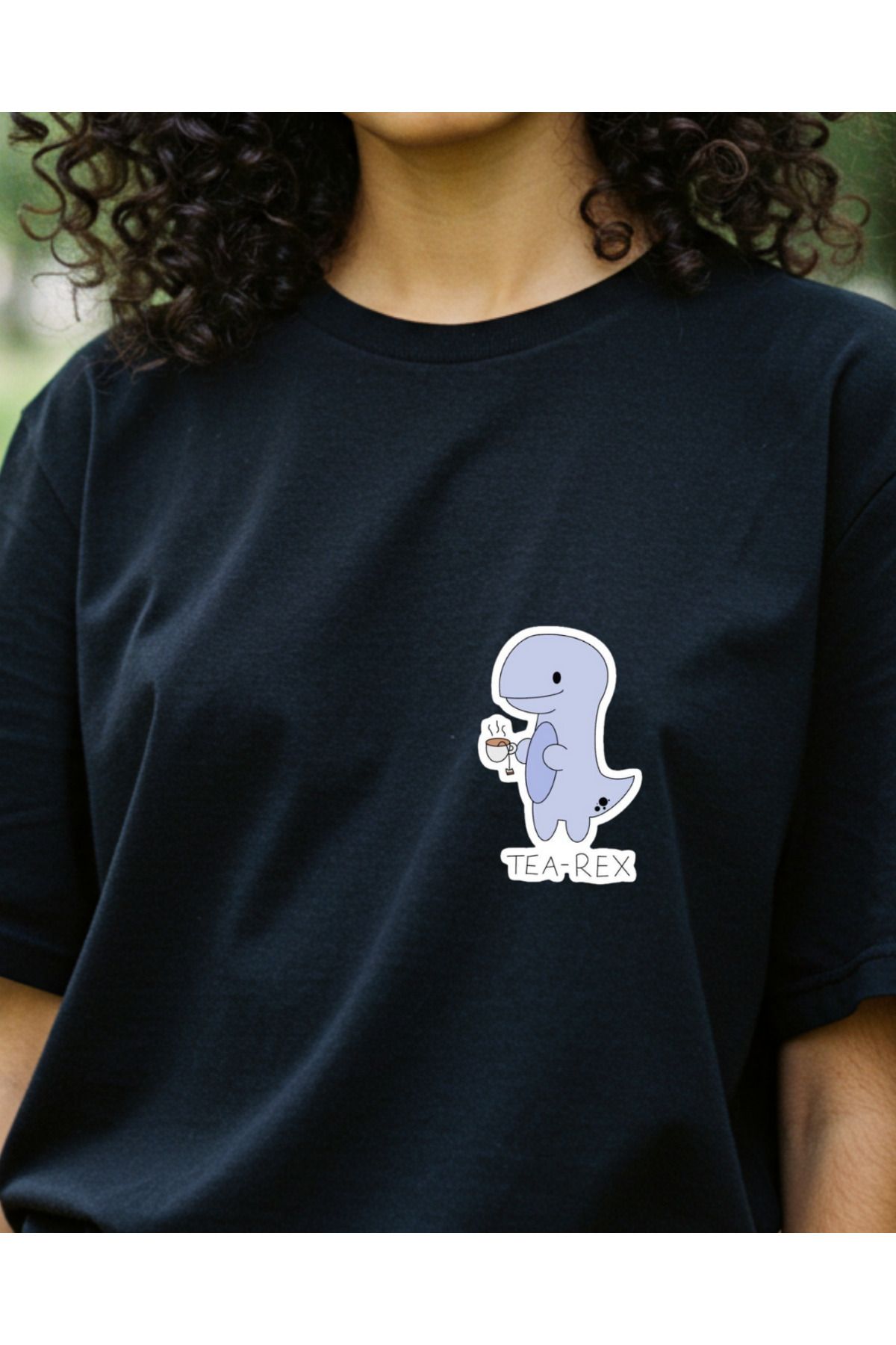 Ebiidesign Tea-Rex Tasarımlı Baskılı T-Shirt