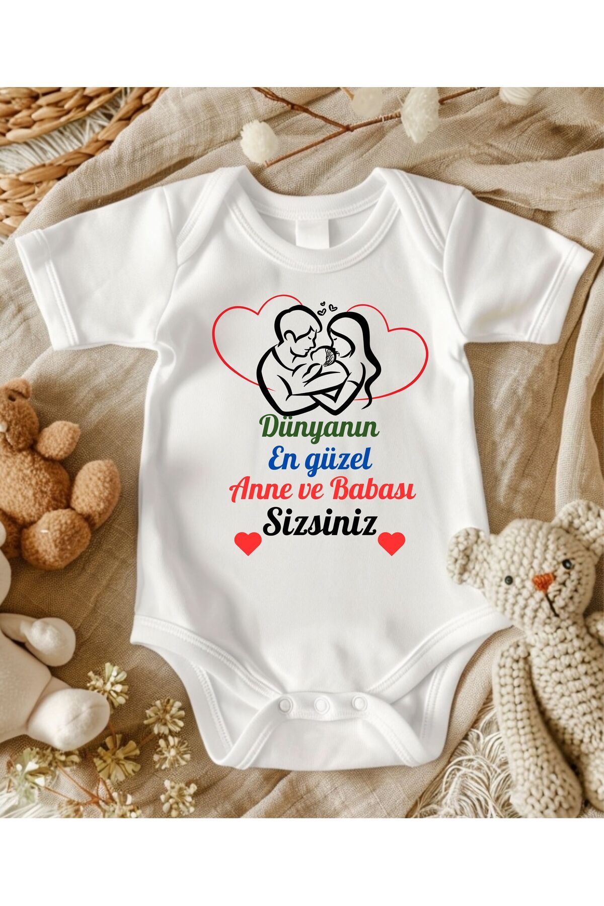 lupi isimli bebek zıbın anne yenge teyze dayı amca yazılı bebek hediye