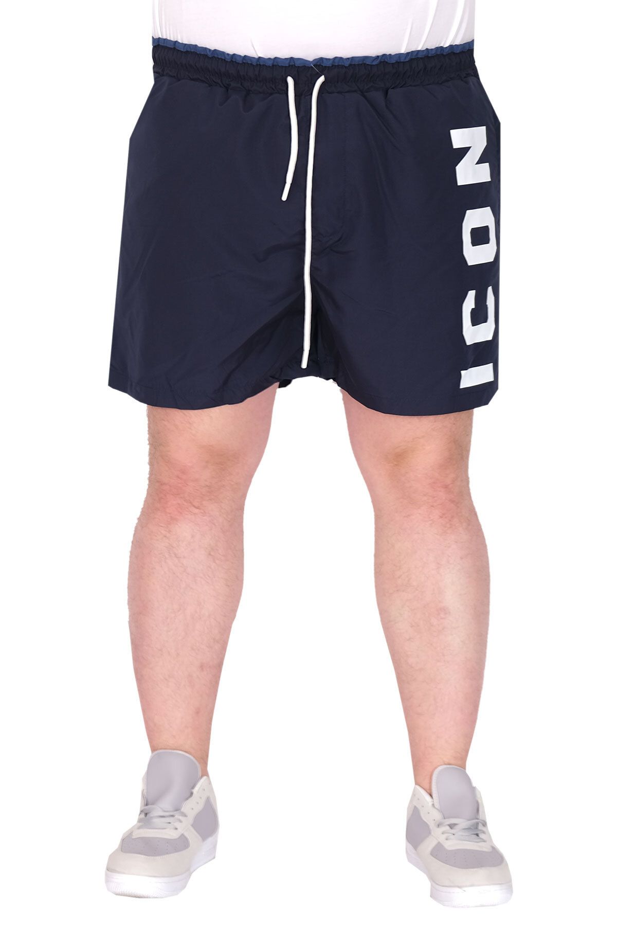 ModeXL Mode XL Büyük Beden Erkek Deniz Şortu ICON U25402 Lacivert