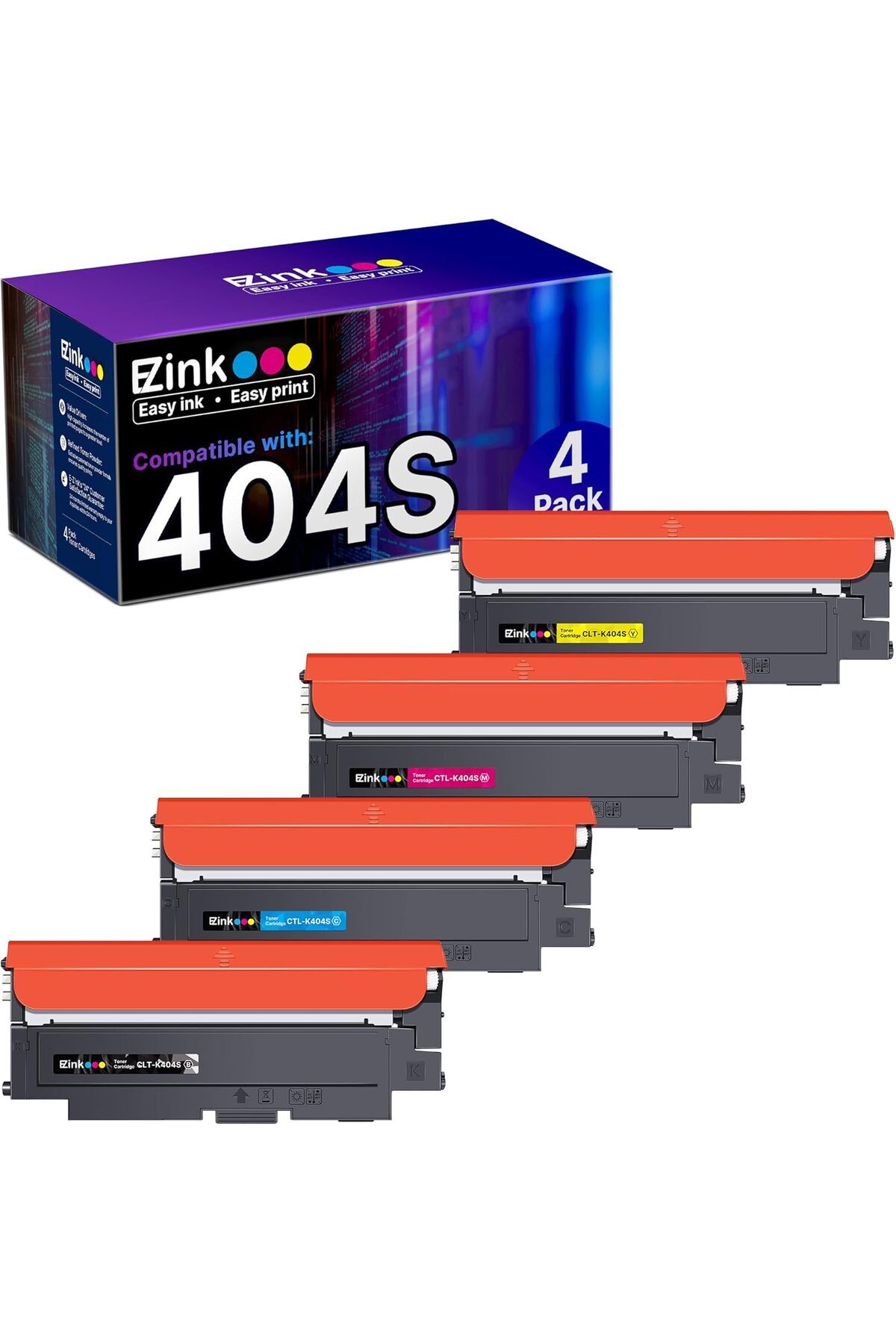Samsung CLT-K404S CLT-C404S CLT-M404S CLT-Y404S CLT 404S C480FW C430W SL-C430W SL-C480FW SL-C480FN
