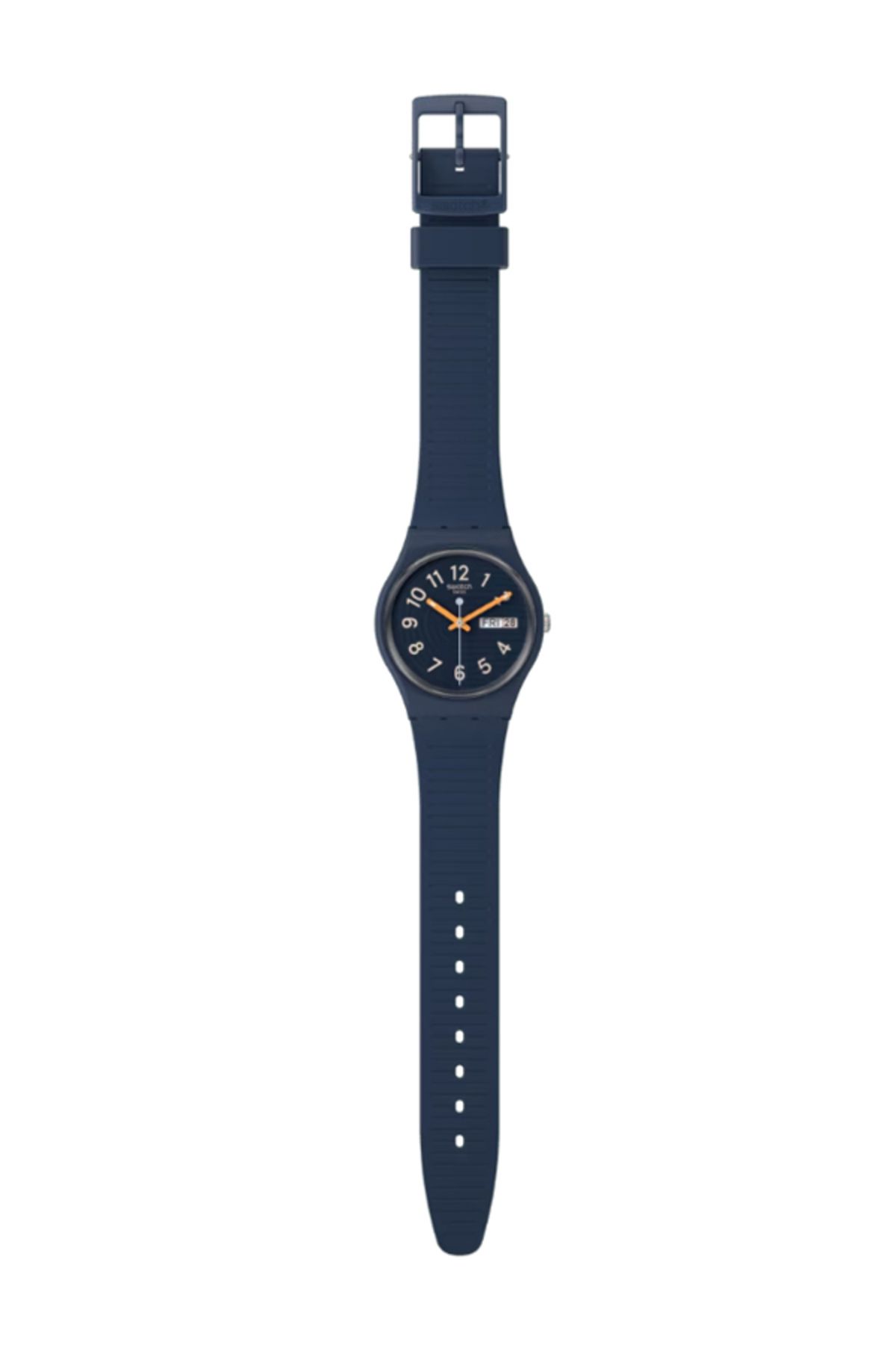 ساعت آبی زنانه SO28I700 Sساعت مچی خطوط مرسوم ، مد روز در شب Swatch