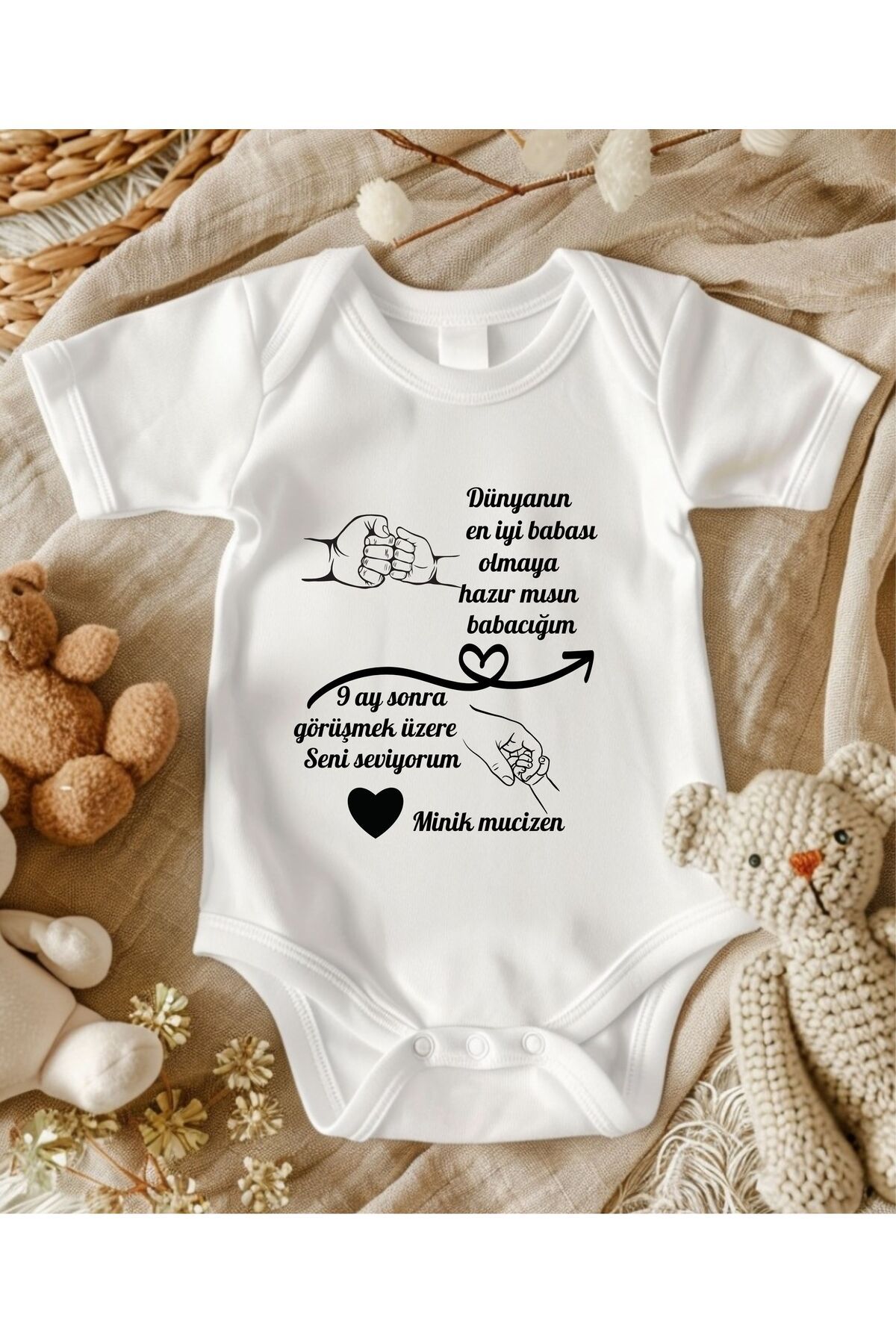 lupi isimli bebek zıbın anne yenge teyze dayı amca yazılı bebek hediye