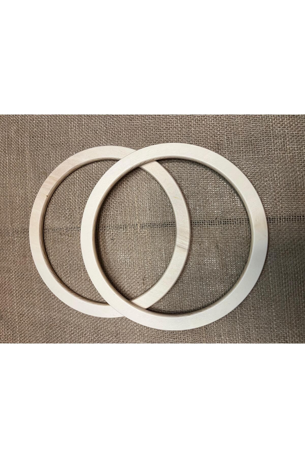 YUMAK HOBİ EVİ 22 CM AHŞAP MVERNİKLİ ÇANTA SAPI
