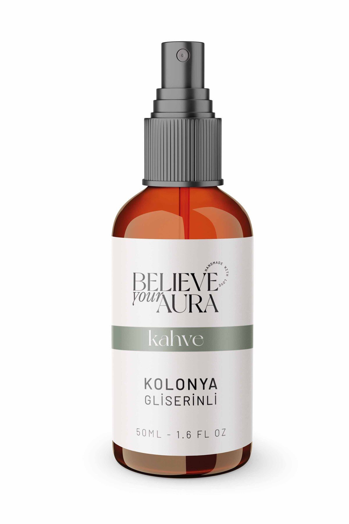 Believe Your Aura Bitkisel Gliserinli Doğal Kahve Kolonyası - 50 ml