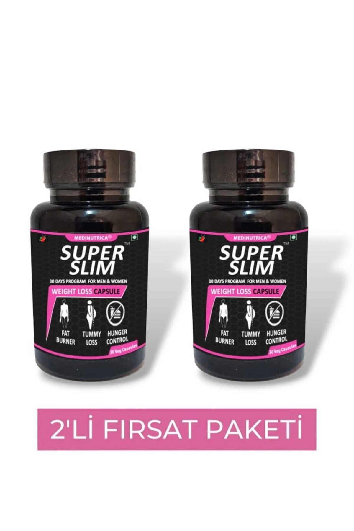 MEDİCREAM Medinutrica Super Slim Bay/ Kullanımına Uygun 30'lu Takviye X 2 Adet