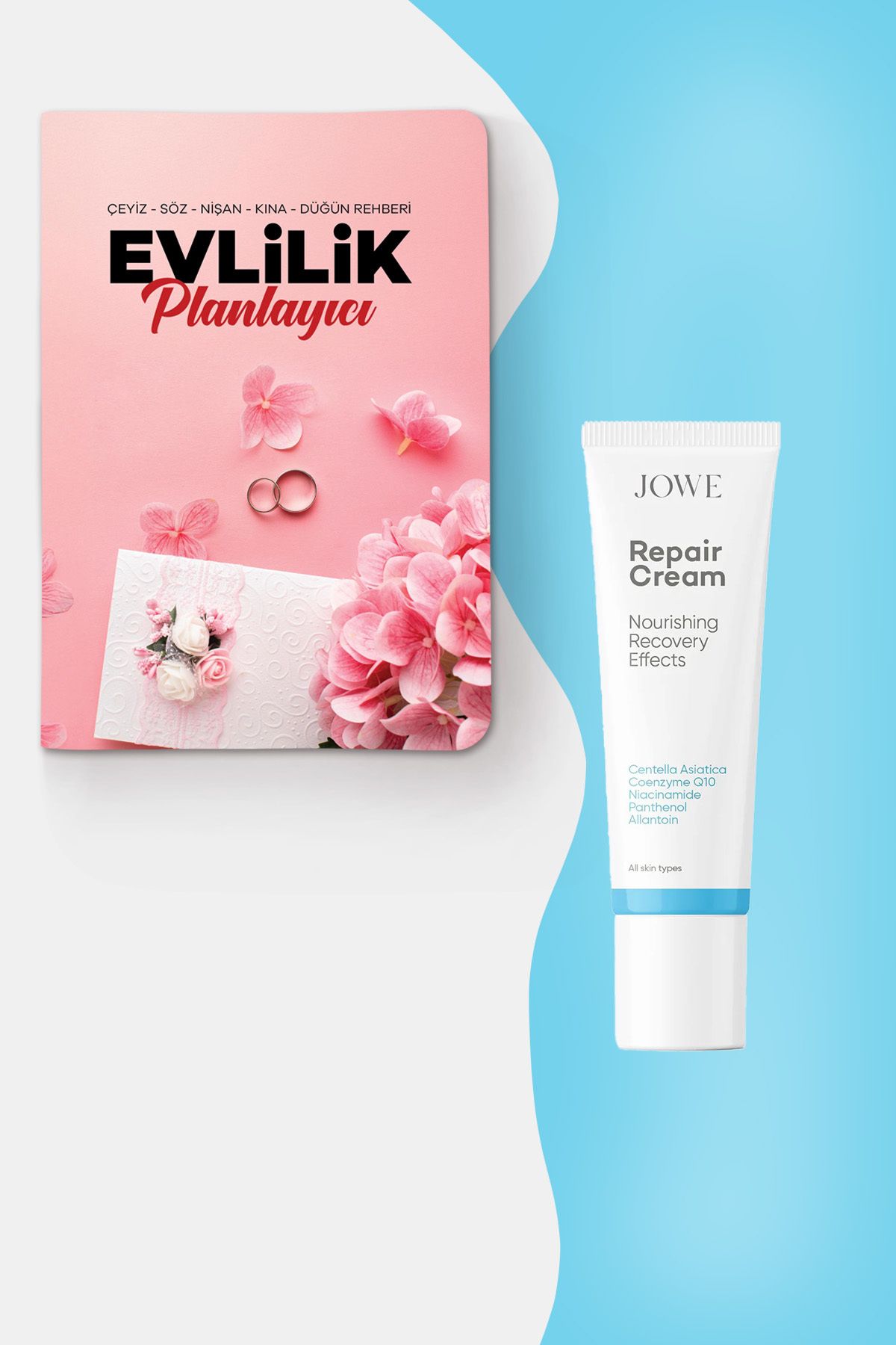 nesnel yayınlar Evlilik Planlayıcı Günlük ve Jowe Onarıcı Cilt Bakım Kremi - 40 ml