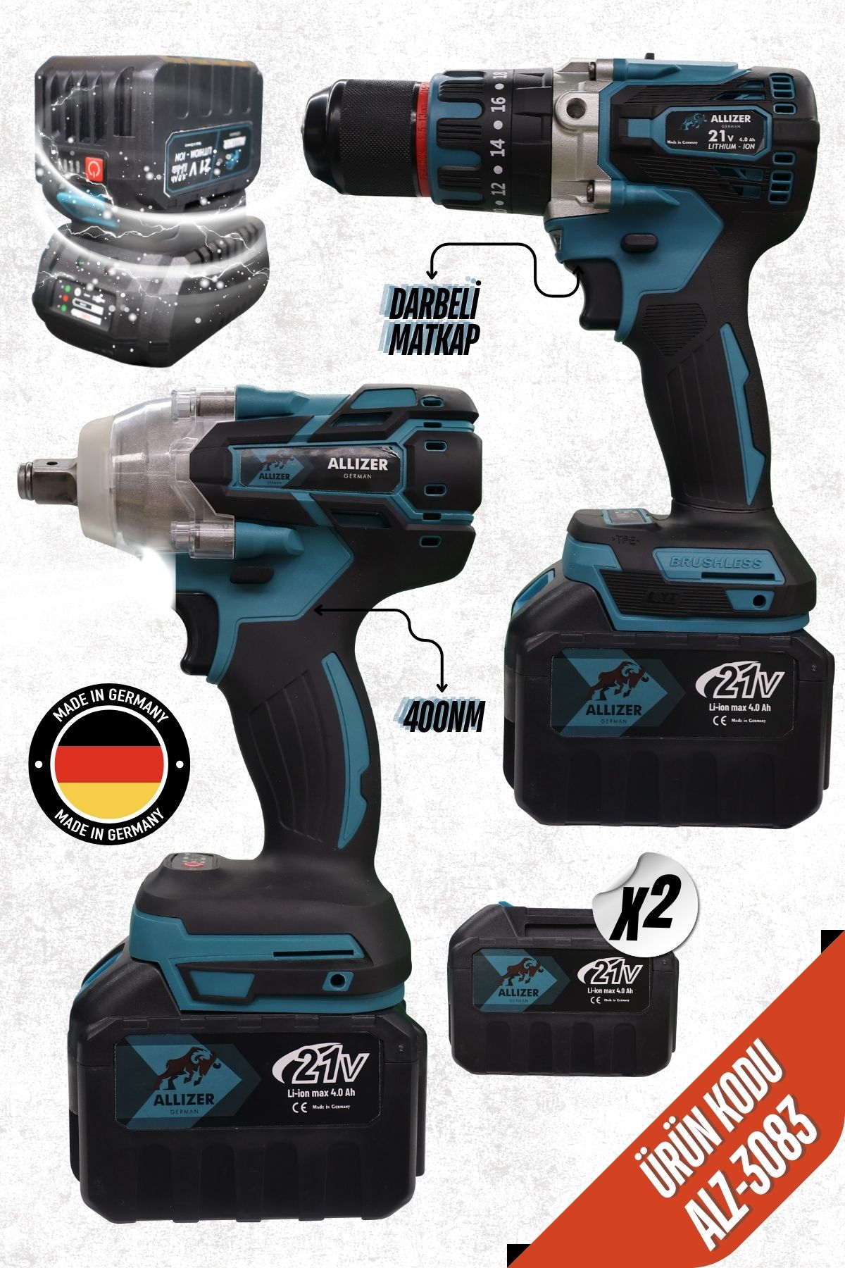 ALLİZER GERMAN ALLİZER (8 C VİDALAMA-400 SOMUN)