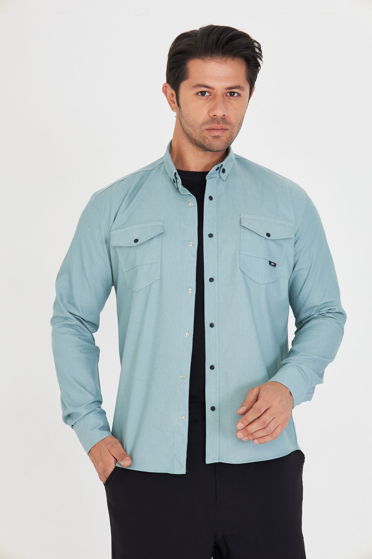 masso moda Slim Fit Jeans - Kot Erkek Gömlek Günlük Kullanıma Uygun