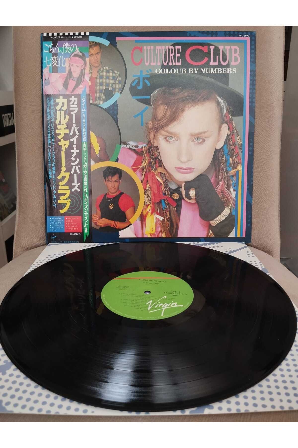 Plakperest Culture Club – Colour By Numbers - 1983 Japonya Basım - 33 lük LP Plak Albüm - Obi’li-2.el