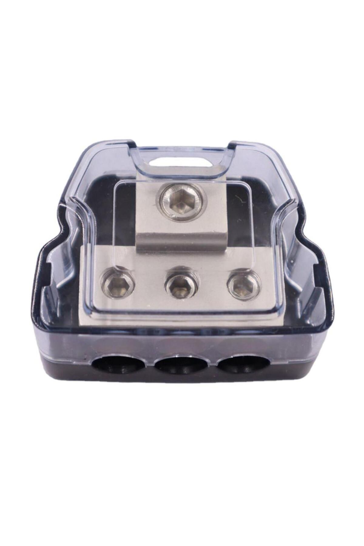 Choice-Car Audio Power Distribution Block 3 Way Wire Distribution 1x 0 Gauge Awg In, 3x 4 Gauge Awg Out ... 1