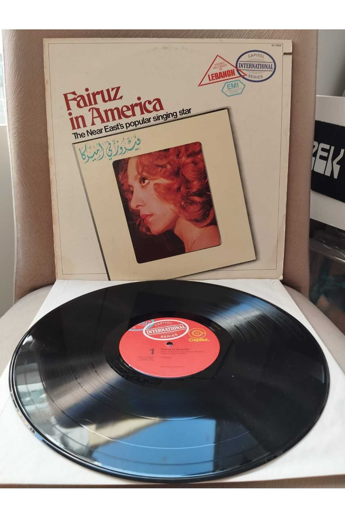Plakperest FAIRUZ - Fairuz In America - 1973 Amerika Basım 33 lük LP Plak-2.el