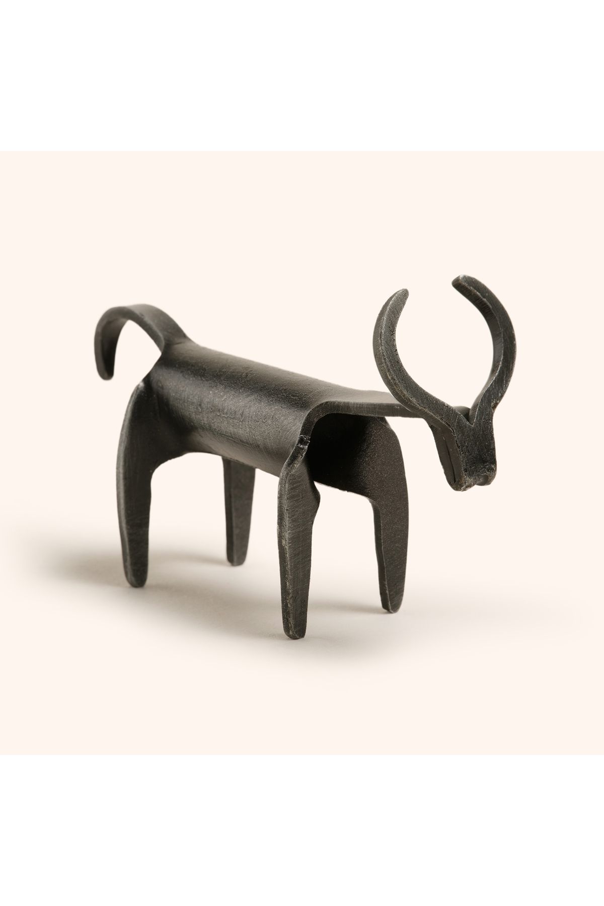 Zsa Zsa Zsu Bıjnor Metal Dekoratif Obje 3x7x4 Cm Gri