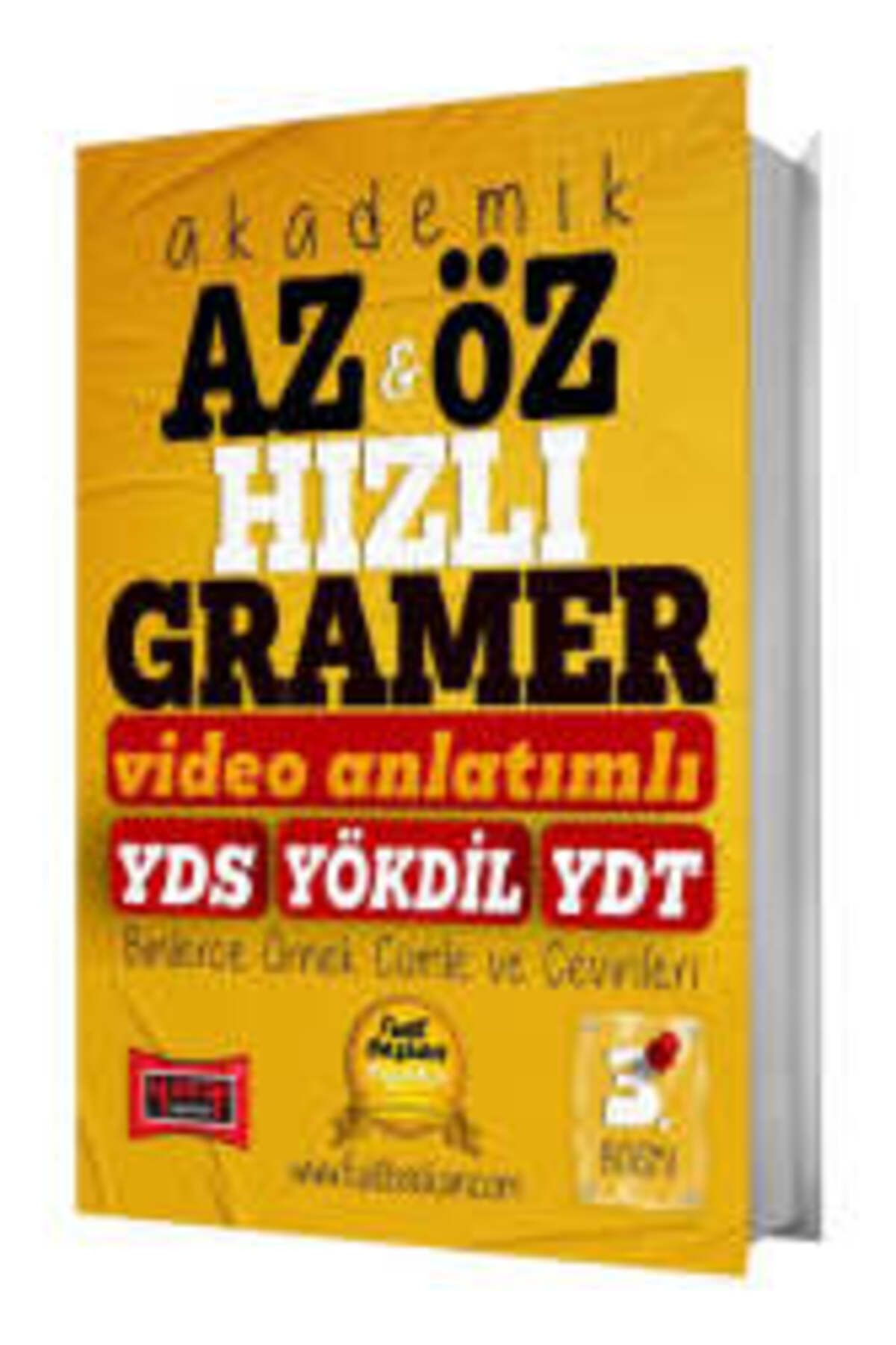 Yargı Yayınları Yargı Yayınları 2025 YDS YÖKDİL YDT Akademik Az & Öz Hızlı Gramer (Video Anlatımlı)