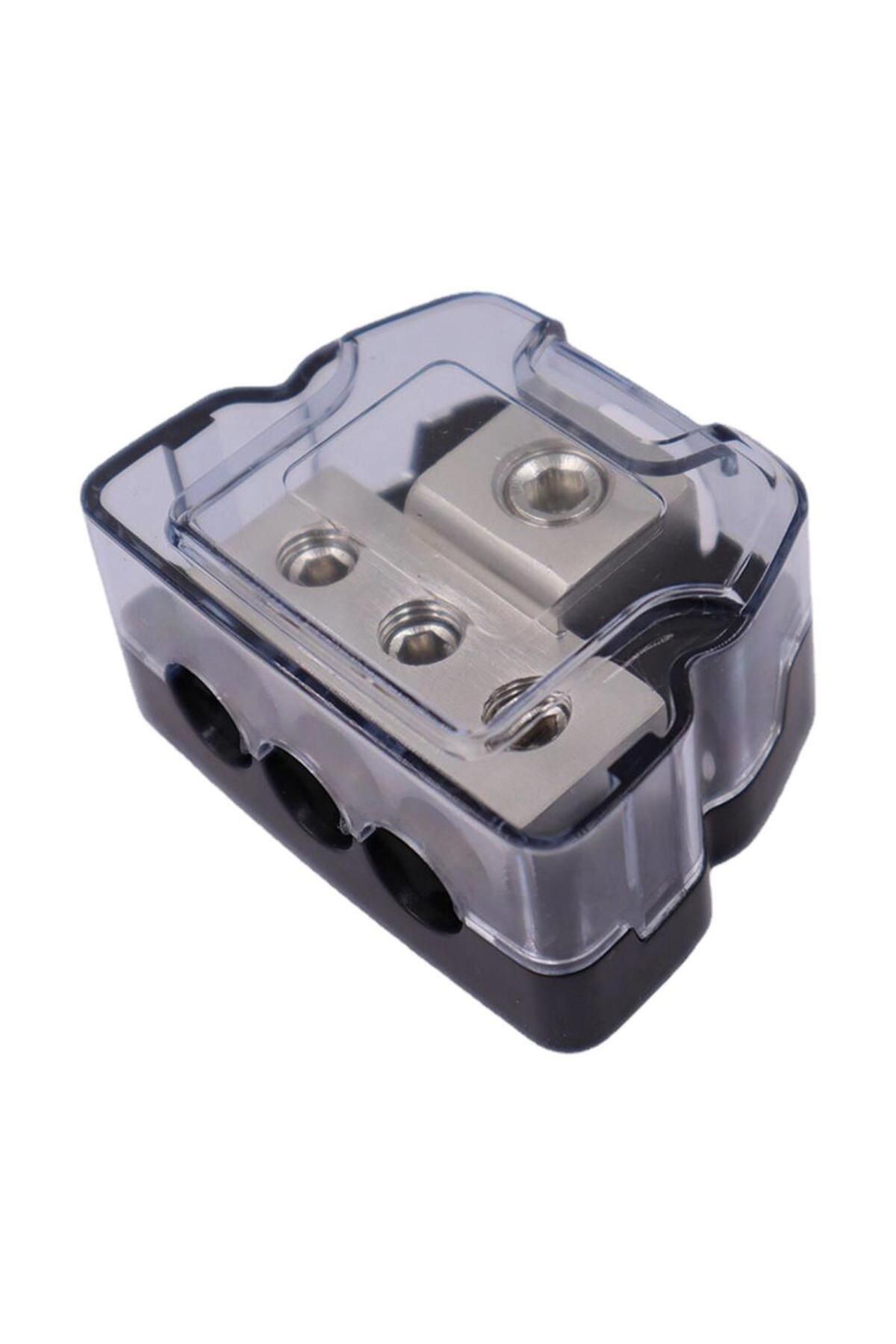 Choice-Car Audio Power Distribution Block 3 Way Wire Distribution 1x 0 Gauge Awg In, 3x 4 Gauge Awg Out ... 2