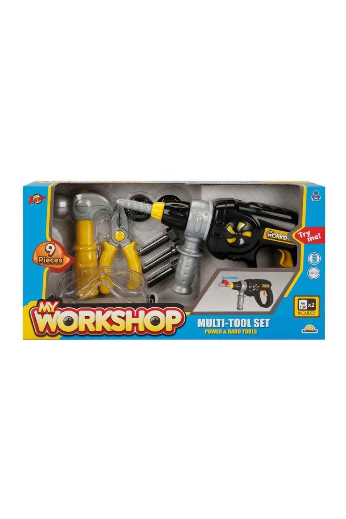 NessiWorld 4606 Zapp Toys My Workshop Matkaplı Tamir Seti 9 Parça