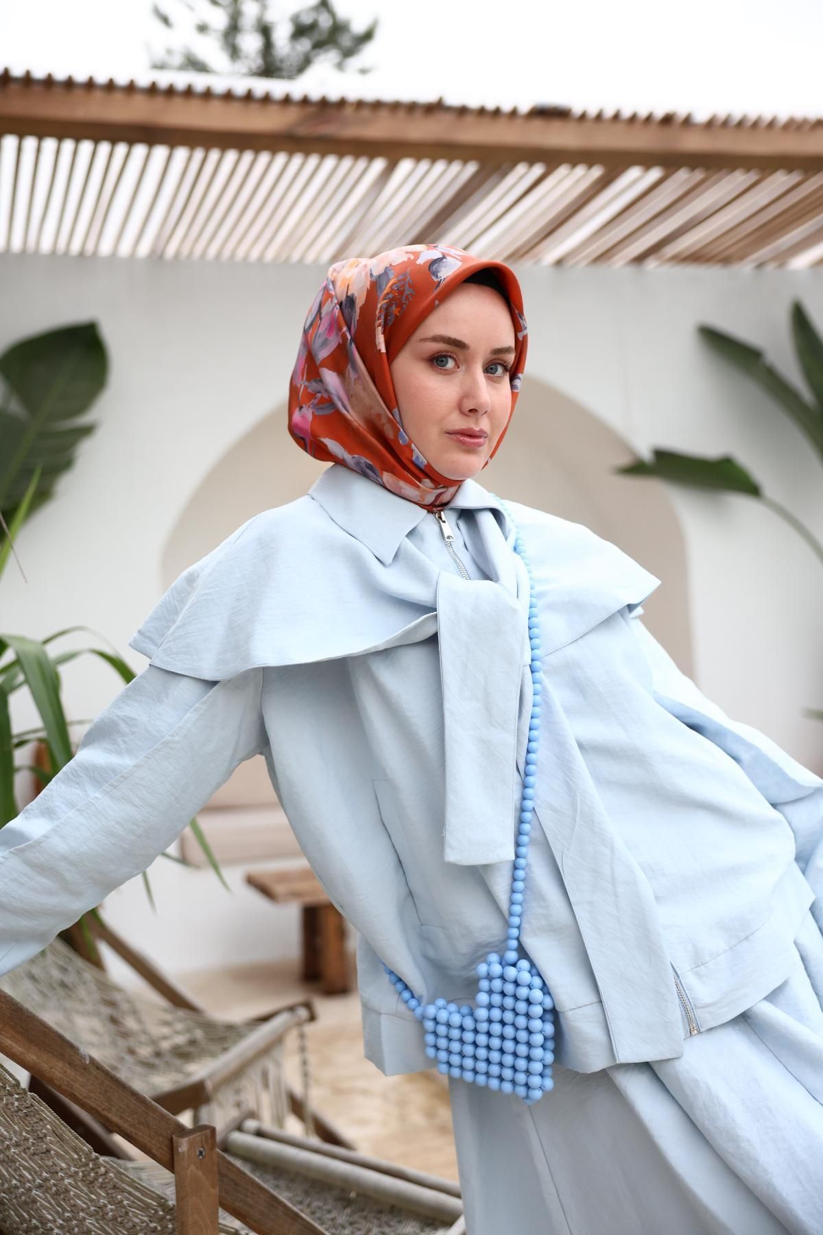 Silk Home Twill İpek Eşarp 11467-34