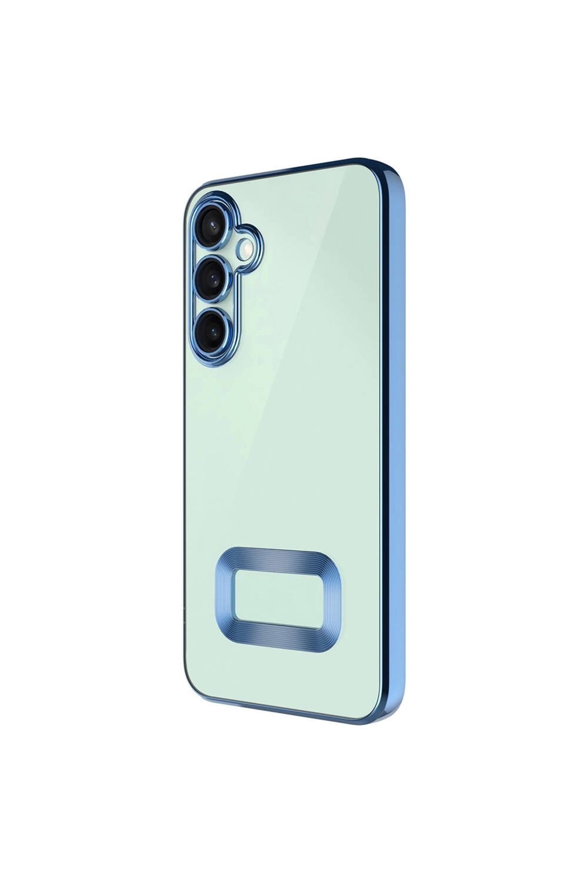 SBY TEKNOLOJİ Samsung Galaxy A35 Uyumlu Kılıf Kamera Korumalı Logo Gösteren Omega Kapak