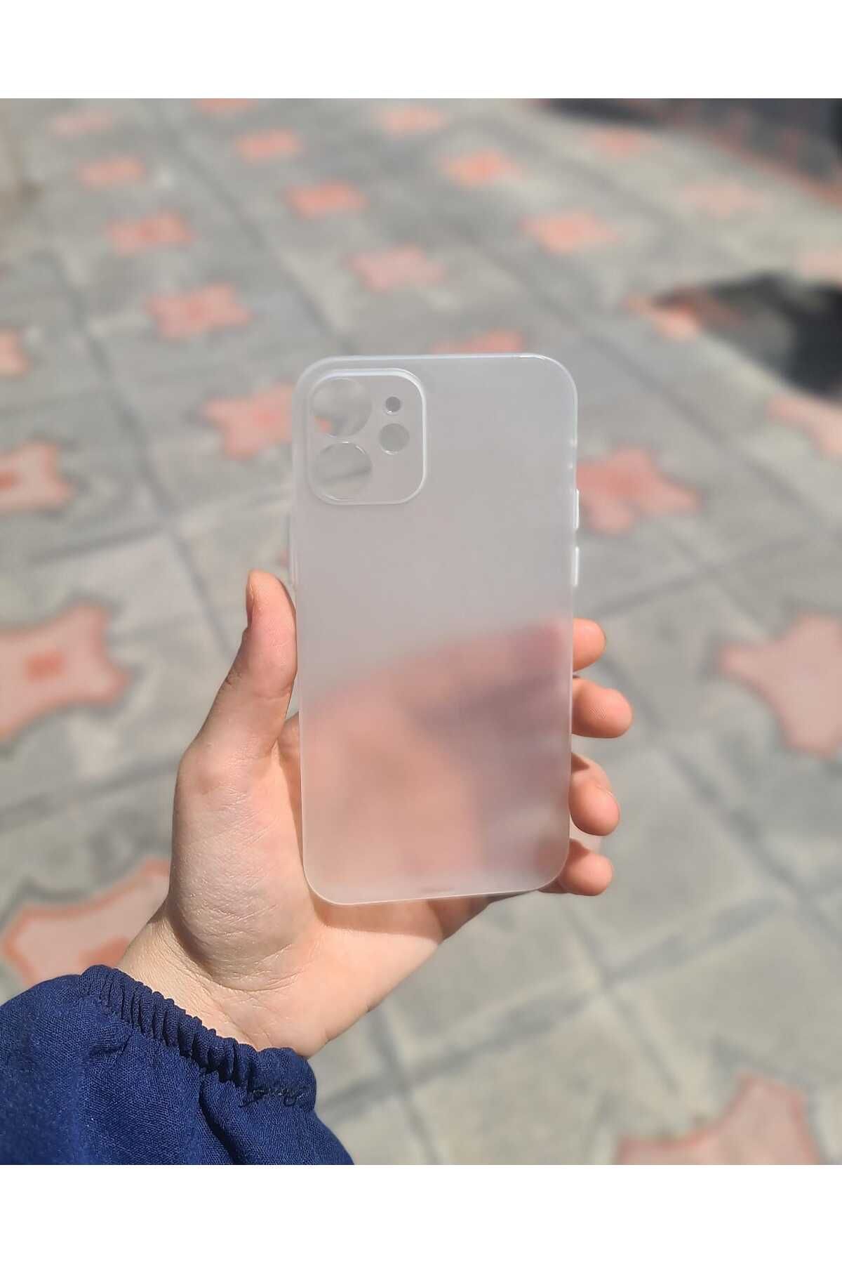 CEP-HANE Apple İphone 12 Mini Kılıf Mat Ultra İnce Slims Kapak