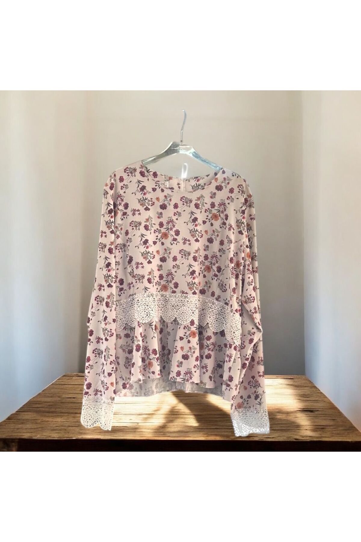 Butik Büyük Beden Anne Şifon Gömlek