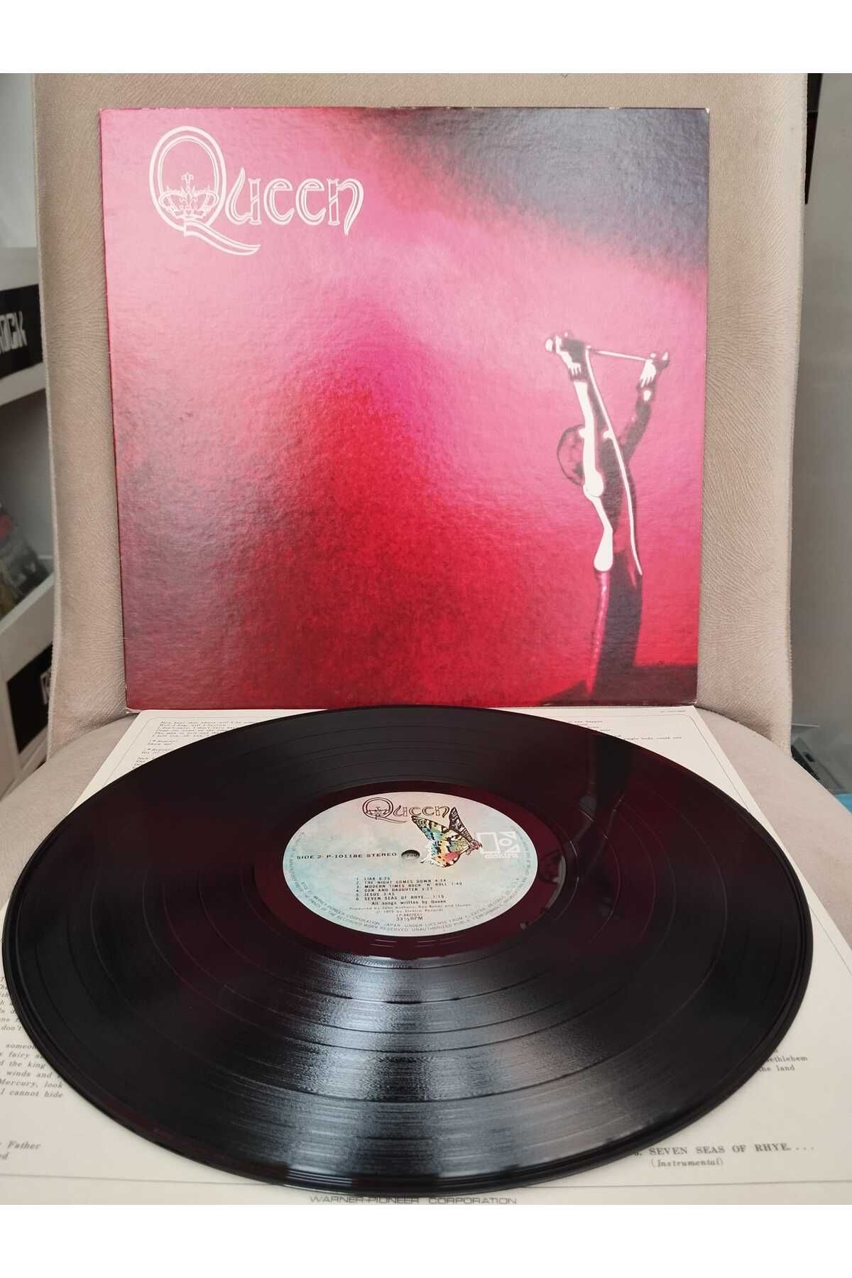 Plakperest QUEEN - Queen - 1981 Japonya Basım - 33 lük LP Plak Albüm - Obi’siz-2.el