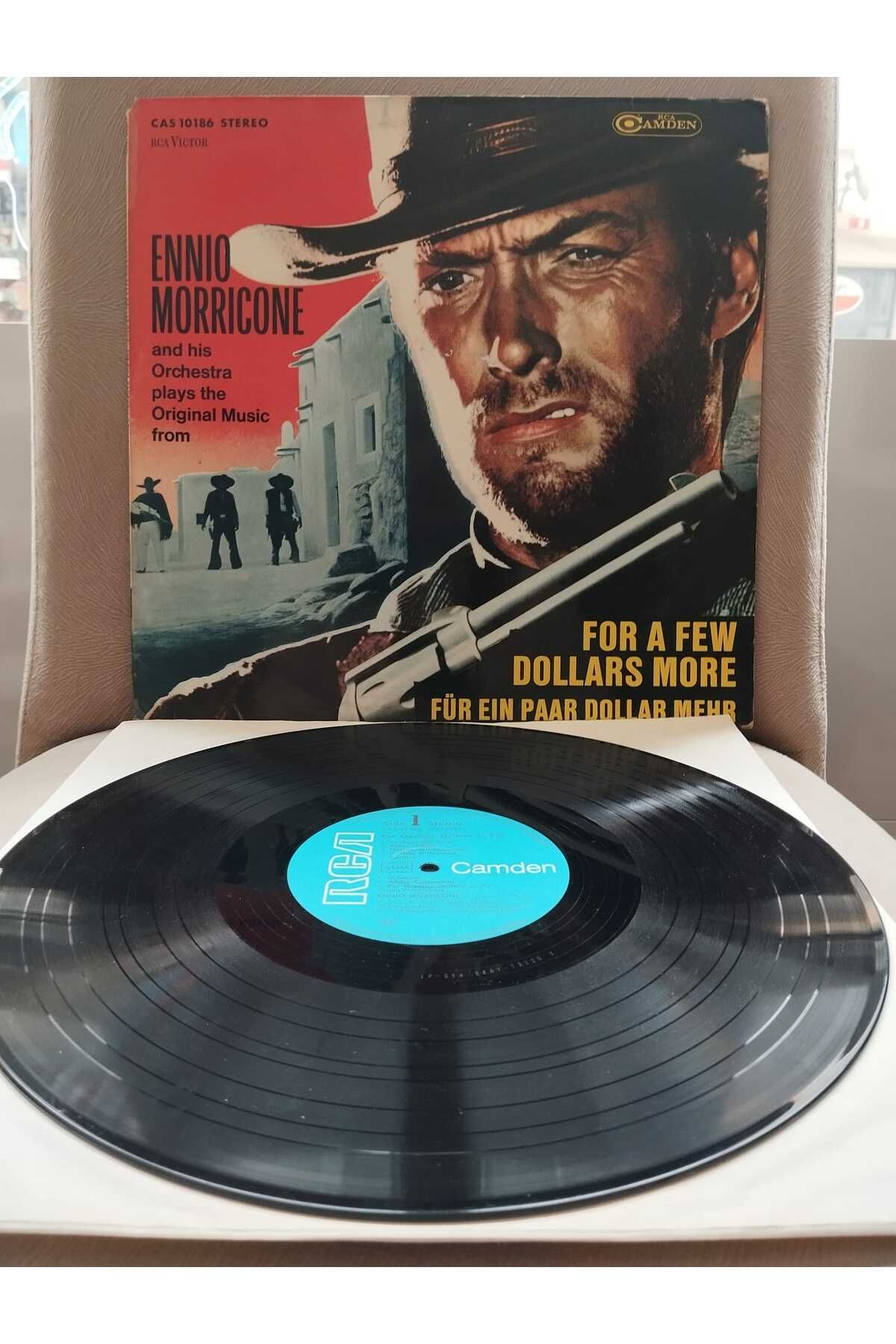 Plakperest Ennio Morricone – A Fistful Of Dollars & For A Few Dollars More - 1968 Almanya Basım - LP Plak-2.el