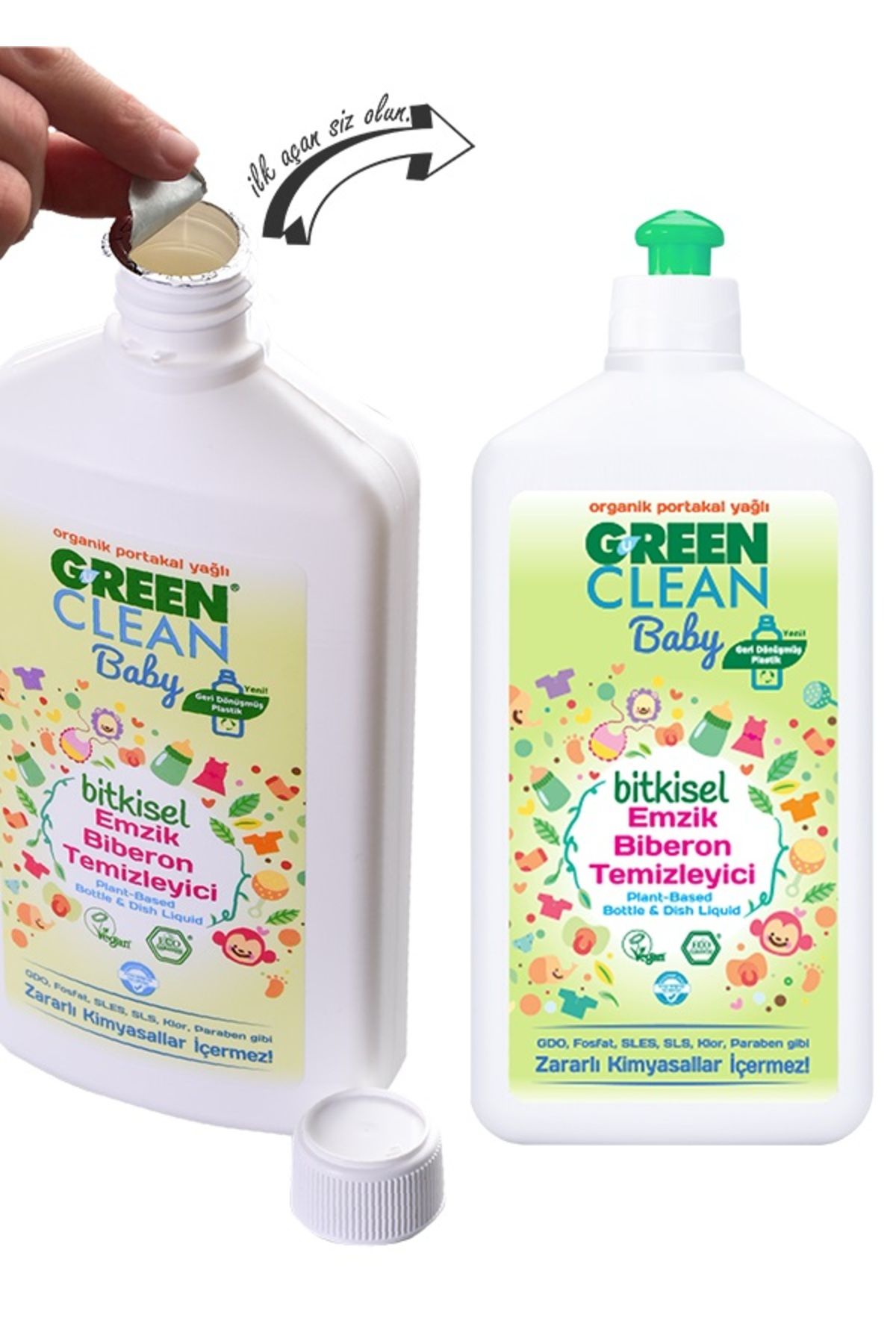 Skygo Green Clean Baby Bitkisel Emzik Biberon Temizleyici 500 ml