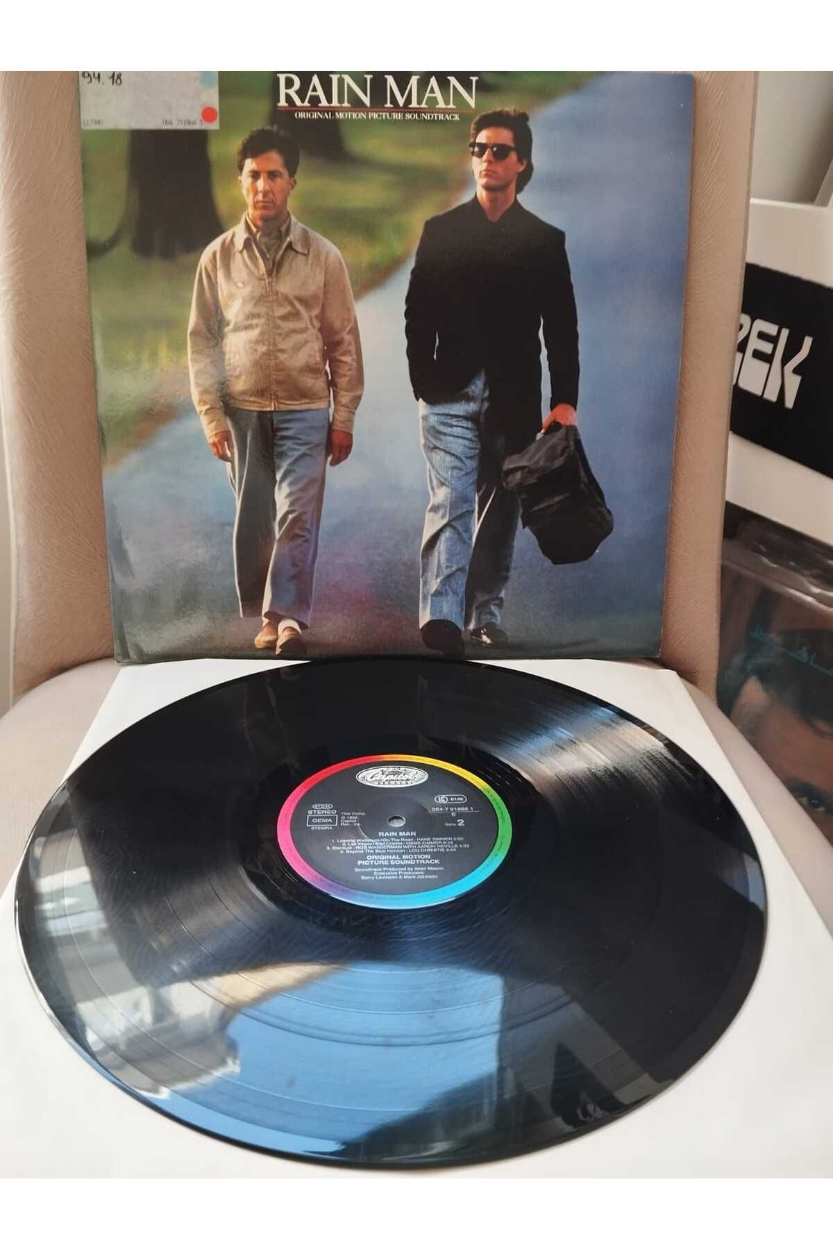 Plakperest Rain Man (Soundtrack) - 1989 Avrupa Basım 33 Lük LP Albüm Plak-2.el