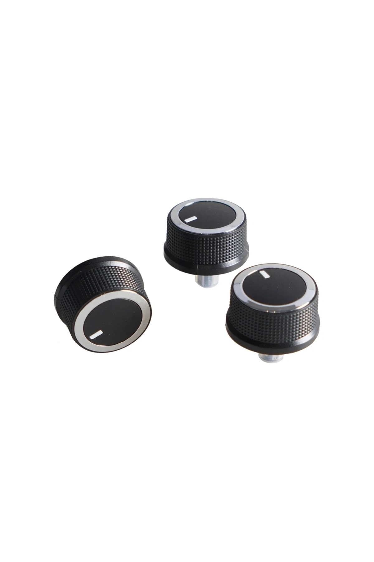 Choice-Black 3pcs Car Ac Heater Control Knob Air-con Buttons Switch Part No.84793085 For Chevrolet Express 1