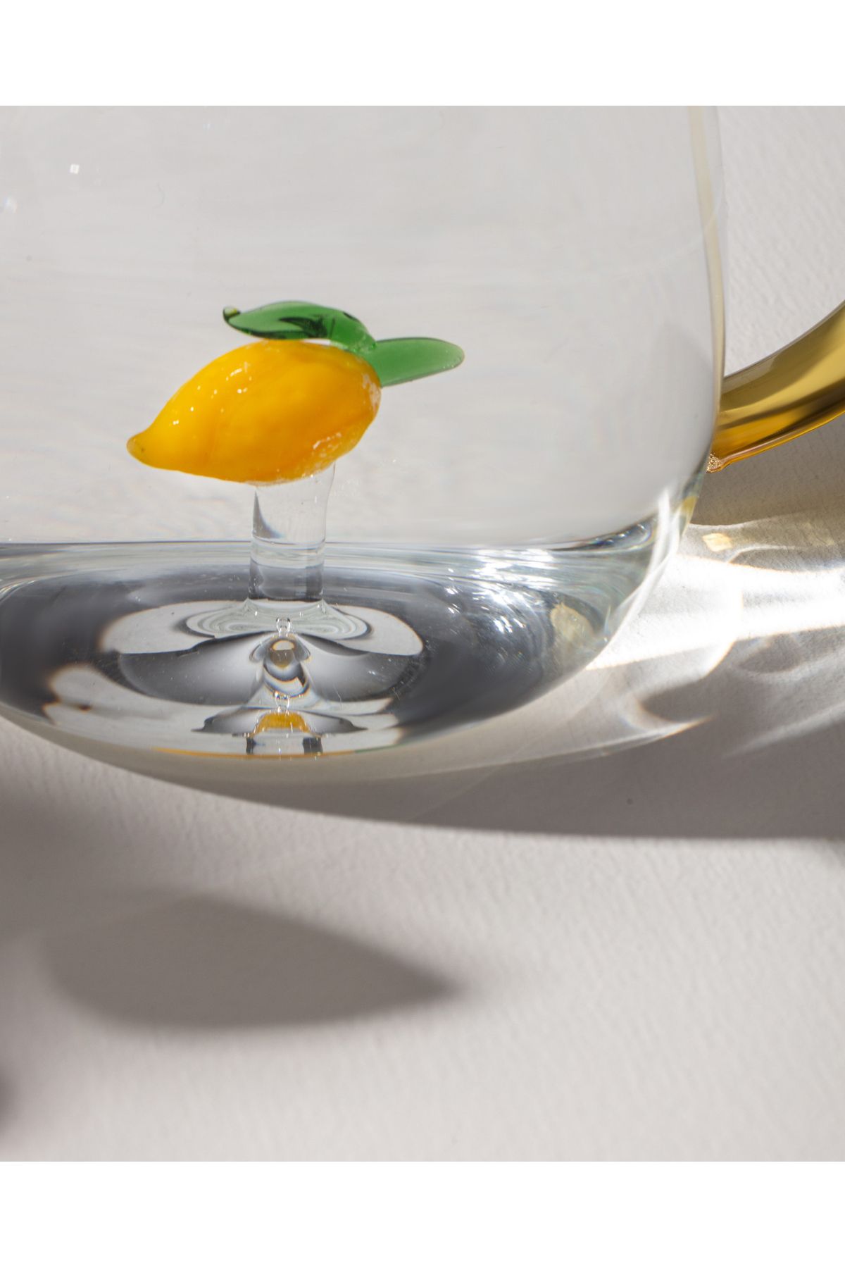 Madame Coco-Lucia Borosilicate Glass Mug - Yellow - 400 ml 3