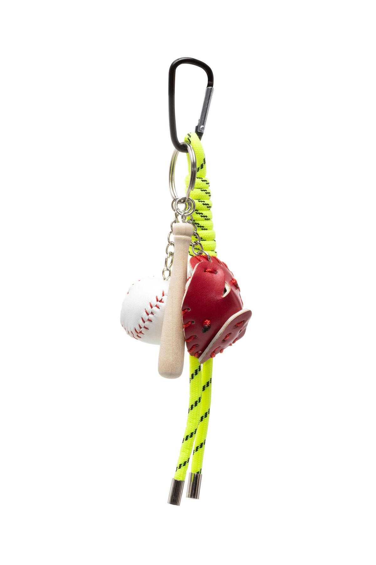 valena Çanta Charm Baseball Neon Sarı